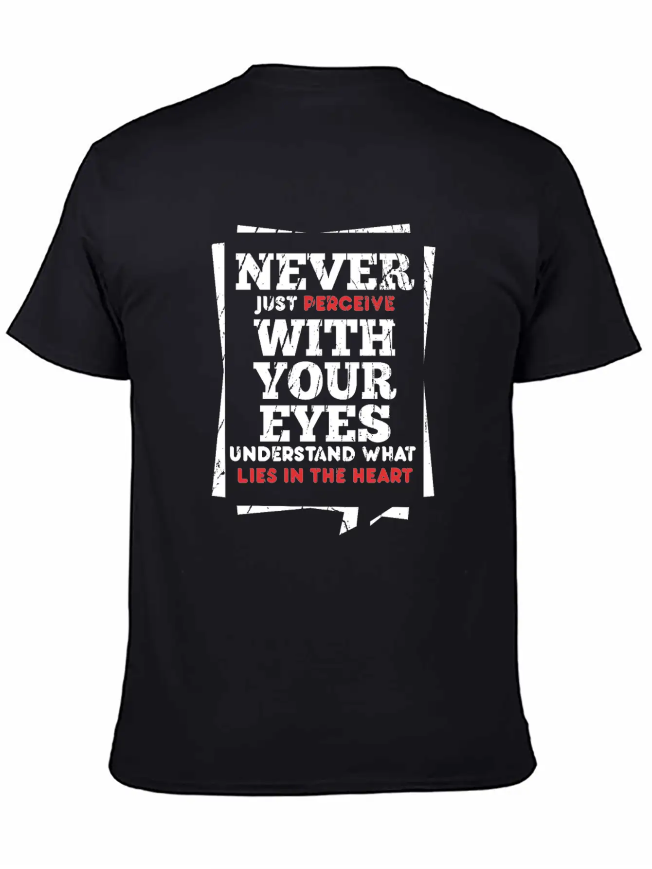 Perceive Essential Cotton Tee For Daily Outfits – Unisex Style