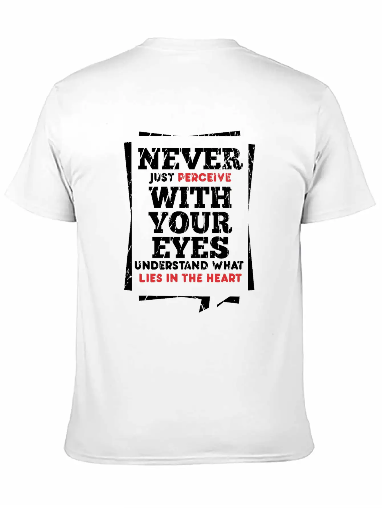 Perceive Essential Cotton Tee For Daily Outfits – Unisex Style