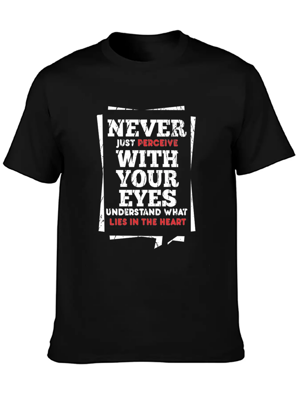 Perceive Essential Cotton Tee For Daily Outfits – Unisex Style