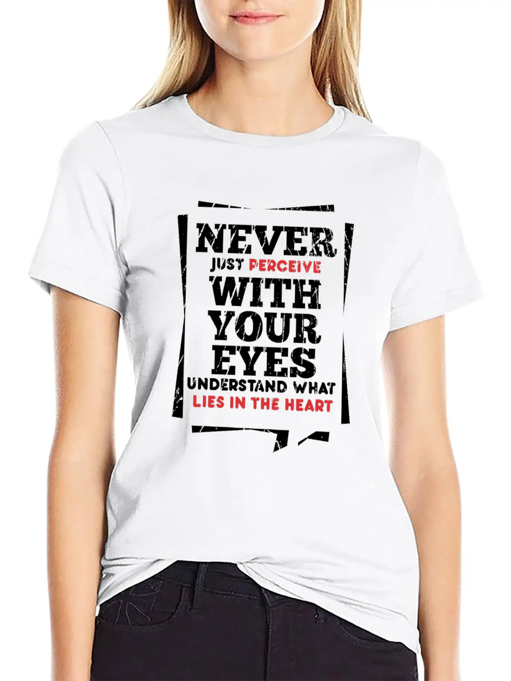 Perceive Essential Cotton Tee For Daily Outfits – Unisex Style