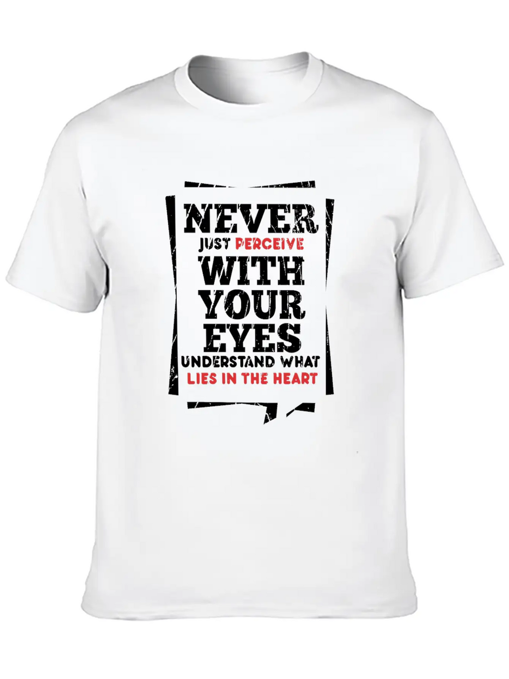 Perceive Essential Cotton Tee For Daily Outfits – Unisex Style