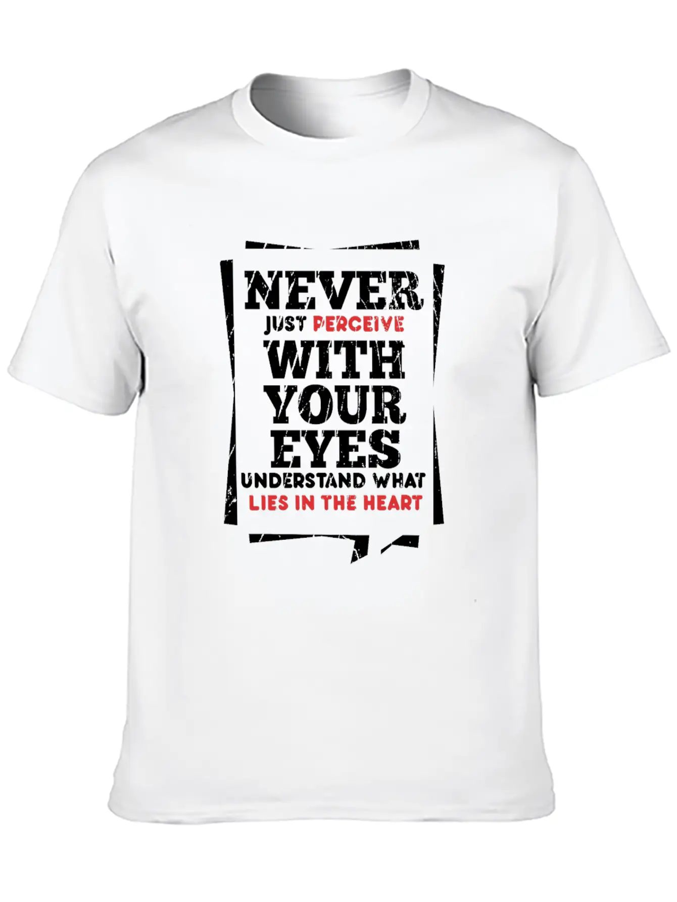 Perceive Essential Cotton Tee For Daily Outfits – Unisex Style