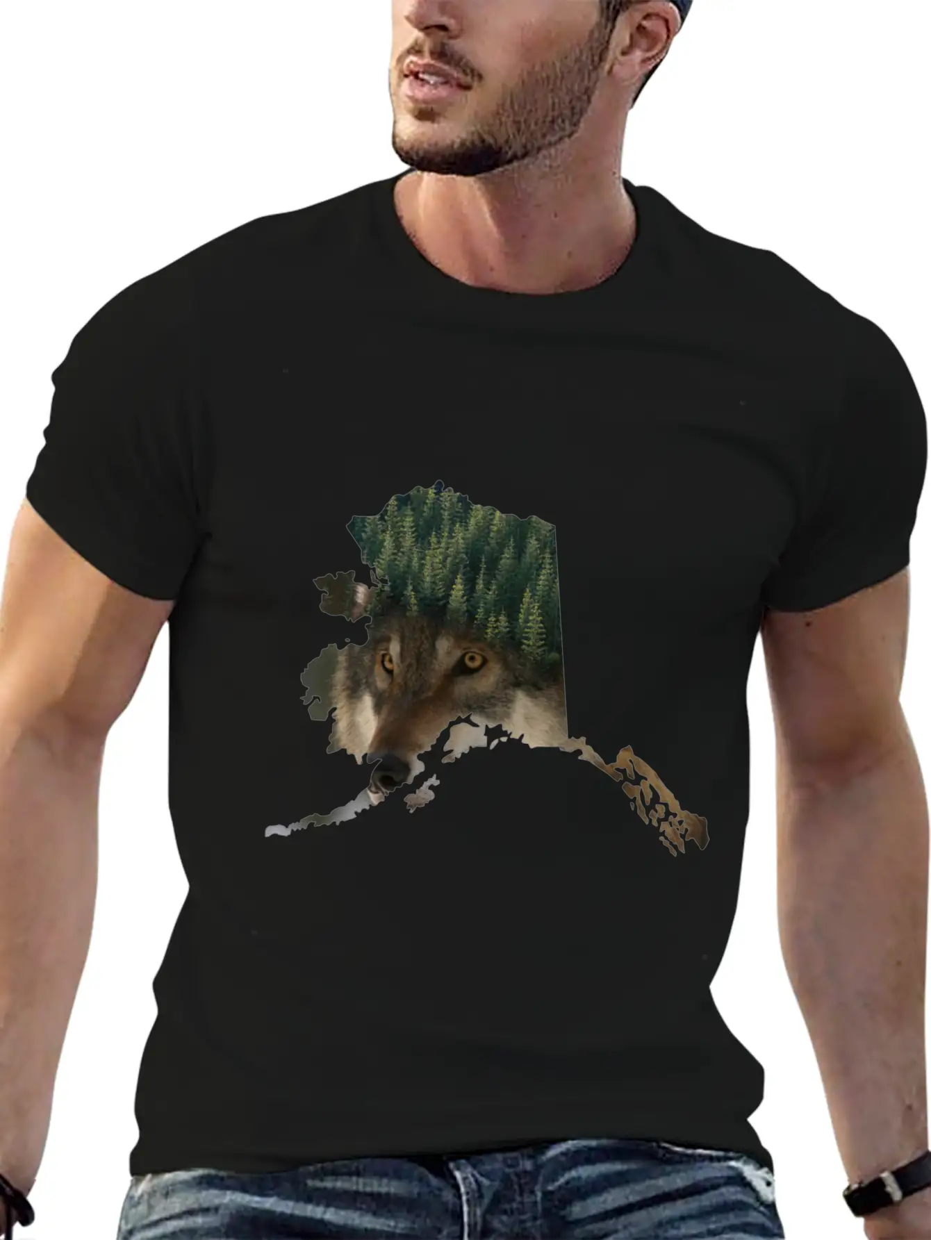 Perfect Design For All Canada,wolf,forest Lover Relaxed Everyday Tee – Lightweight And Durable Cotton