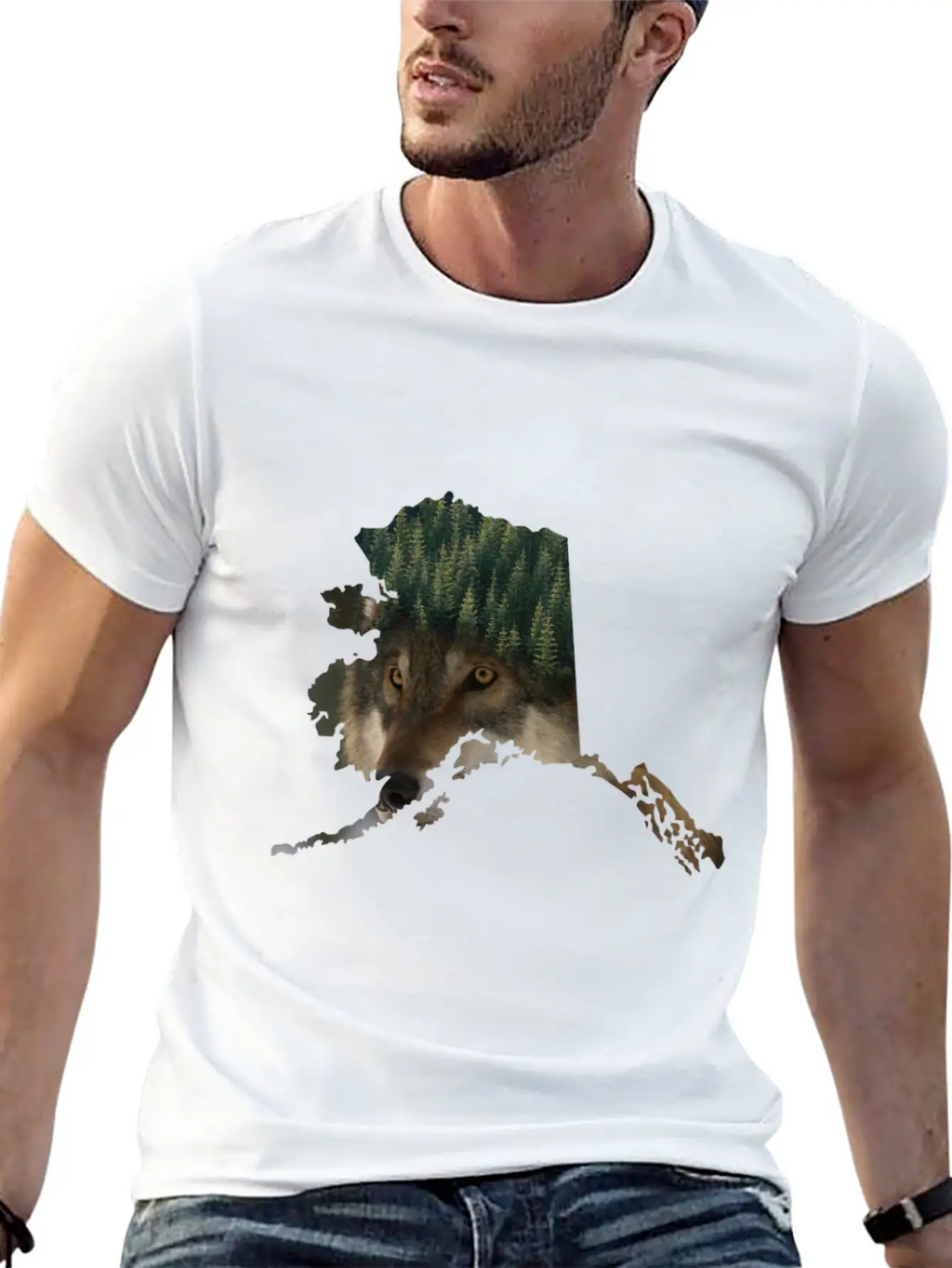 Perfect Design For All Canada,wolf,forest Lover Relaxed Everyday Tee – Lightweight And Durable Cotton