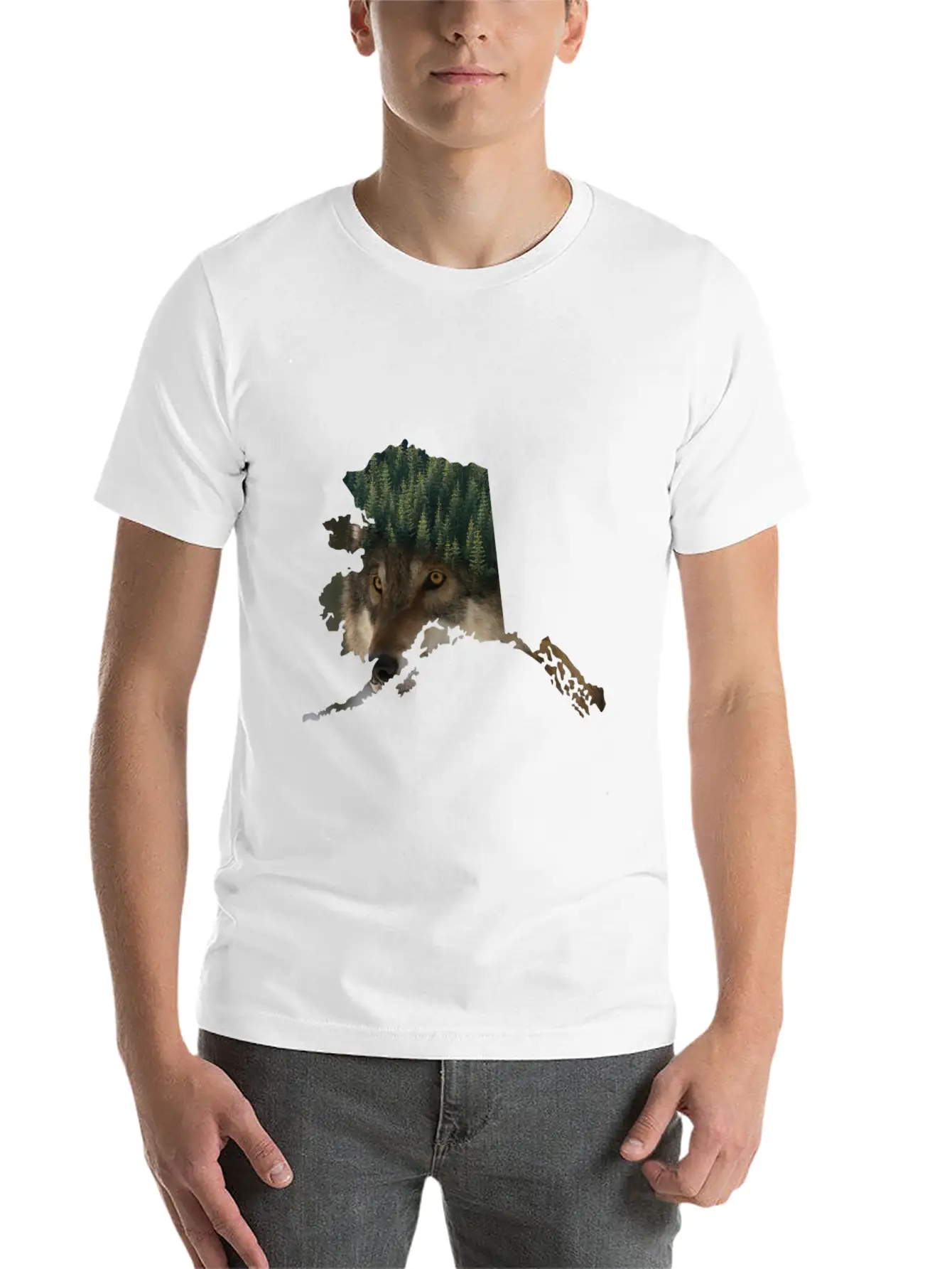 Perfect Design For All Canada,wolf,forest Lover Relaxed Everyday Tee – Lightweight And Durable Cotton