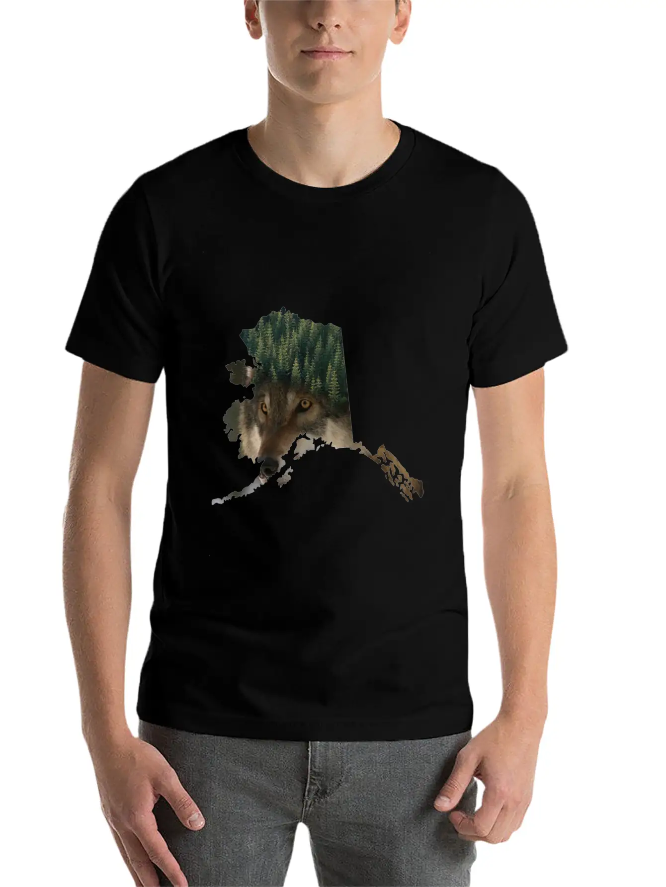 Perfect Design For All Canada,wolf,forest Lover Relaxed Everyday Tee – Lightweight And Durable Cotton