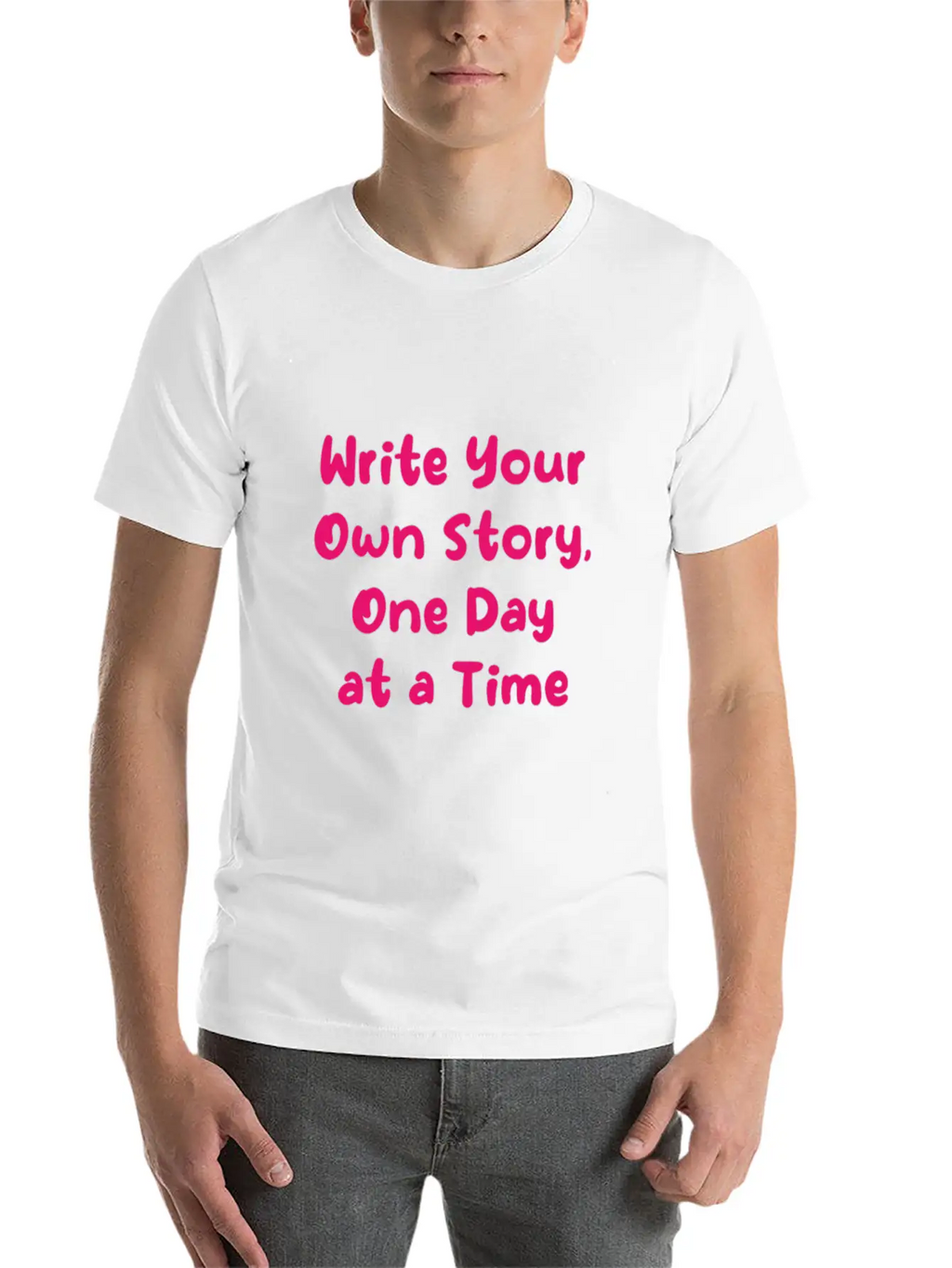 Personal Growth Design, Daily Motivation Apparel, Classic Cotton Tee – Unisex Comfort For Any Season