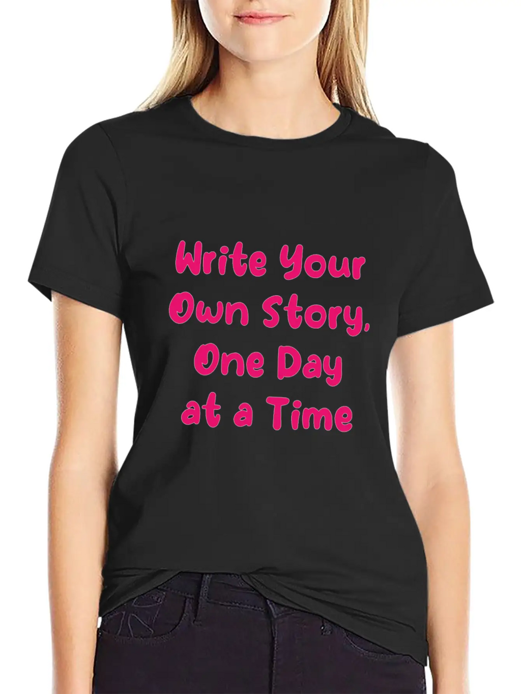 Personal Growth Design, Daily Motivation Apparel, Classic Cotton Tee – Unisex Comfort For Any Season