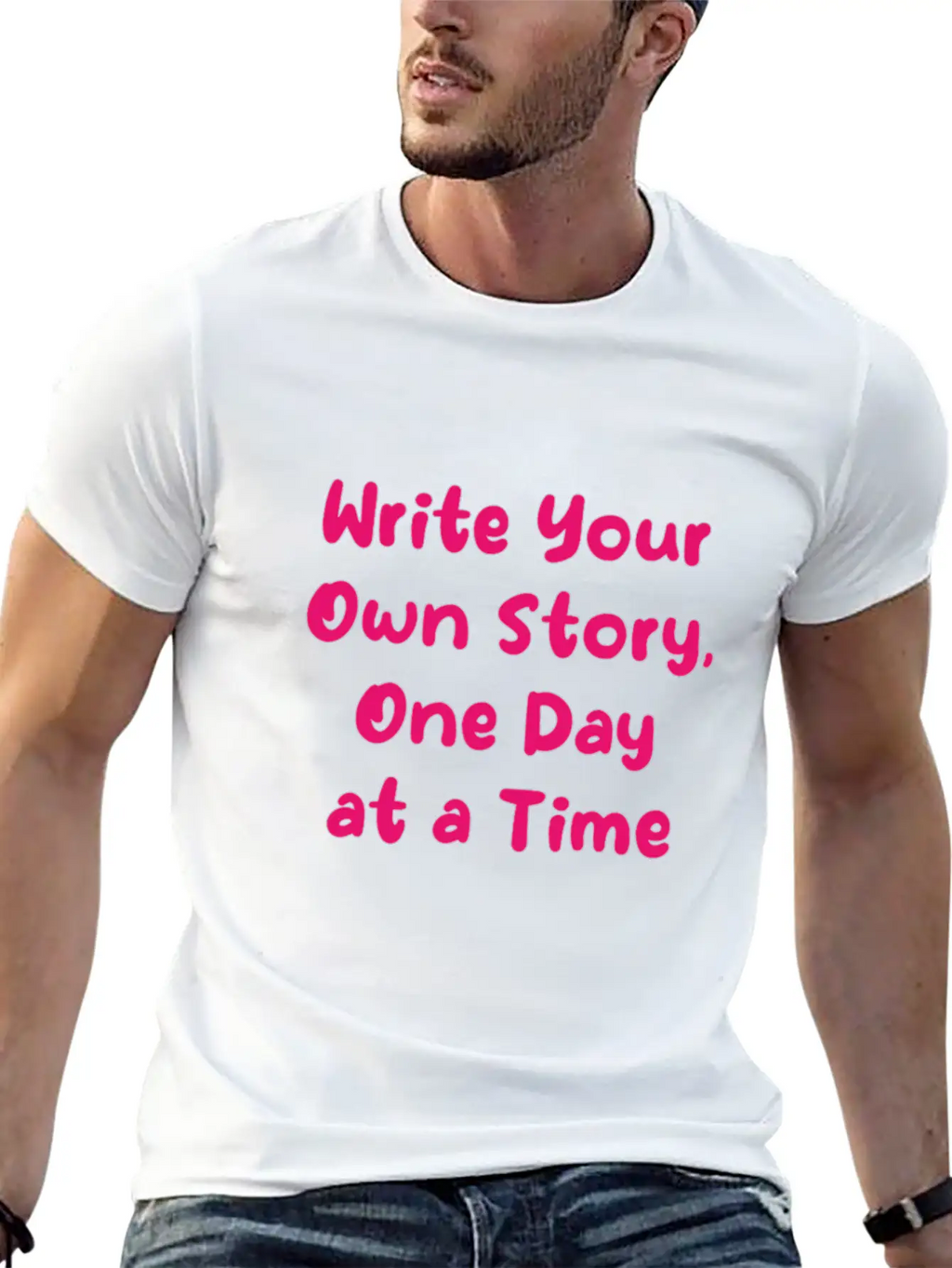 Personal Growth Design, Daily Motivation Apparel, Classic Cotton Tee – Unisex Comfort For Any Season