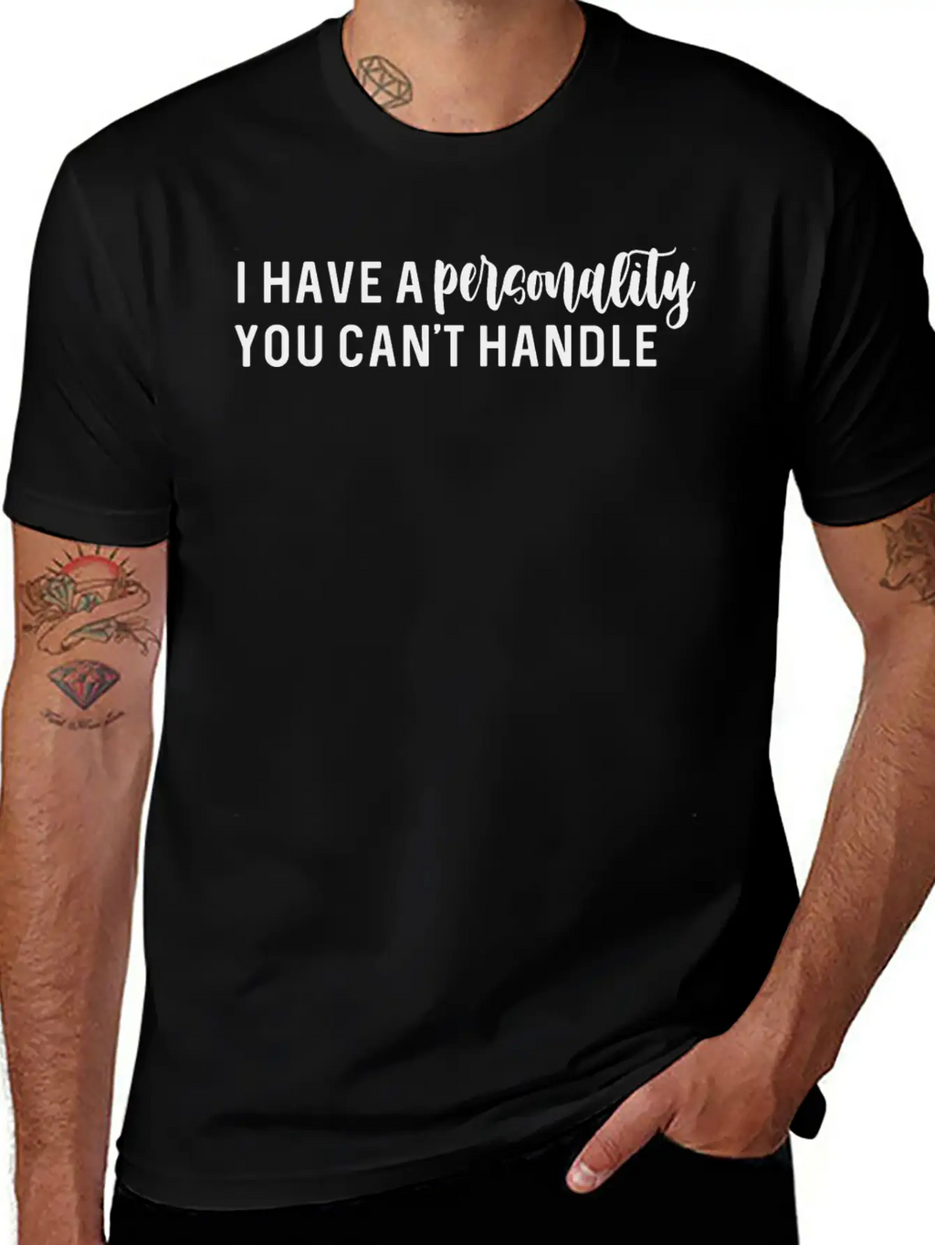 PERSONALITY Essential Cotton Tee For Daily Outfits – Unisex Style