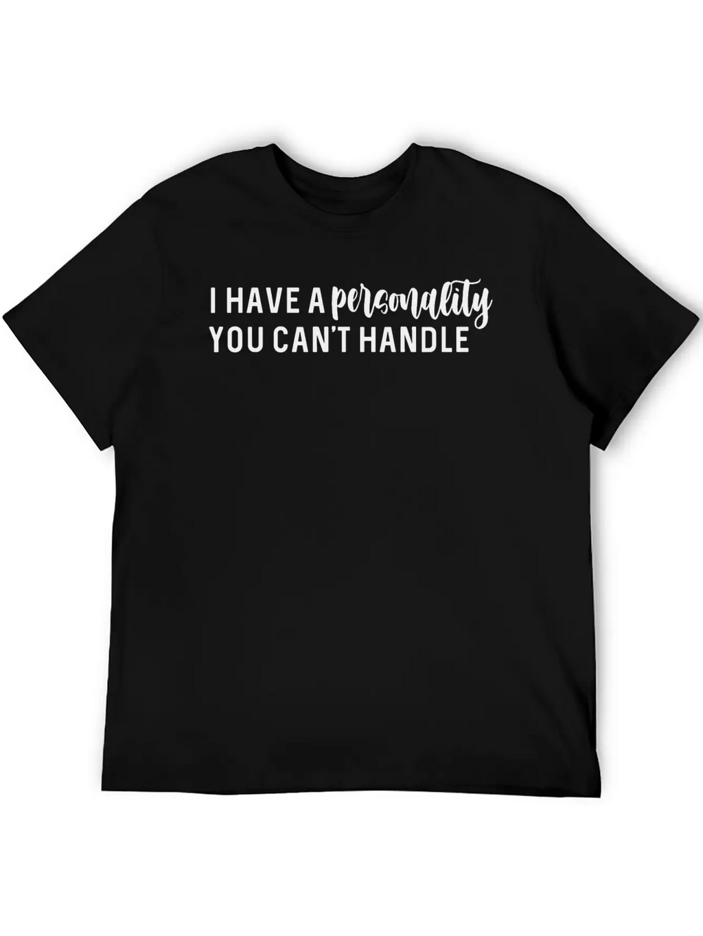 PERSONALITY Essential Cotton Tee For Daily Outfits – Unisex Style