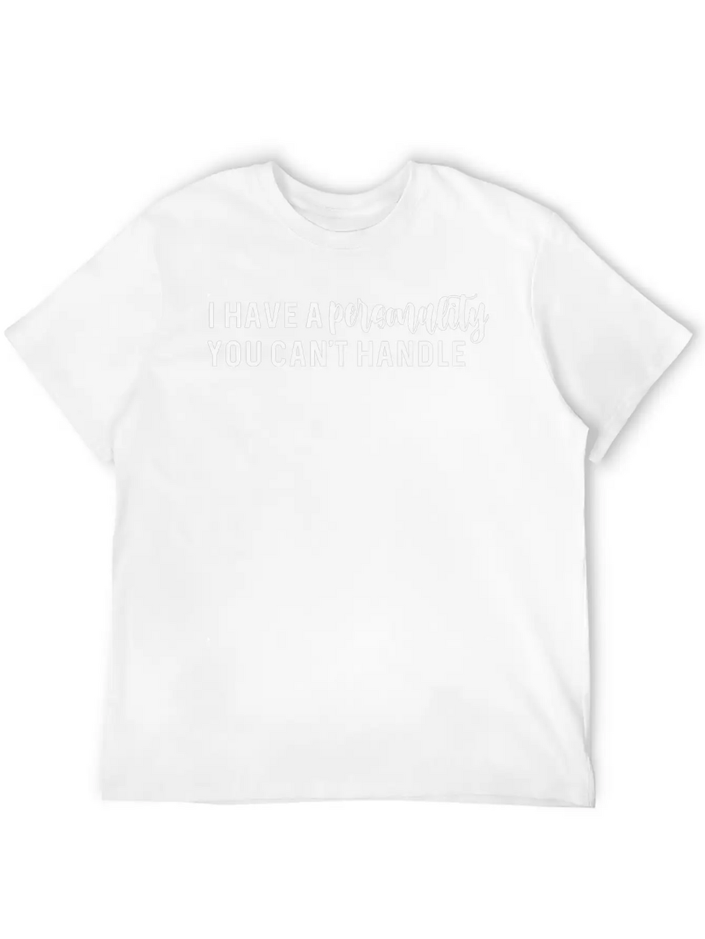 PERSONALITY Essential Cotton Tee For Daily Outfits – Unisex Style