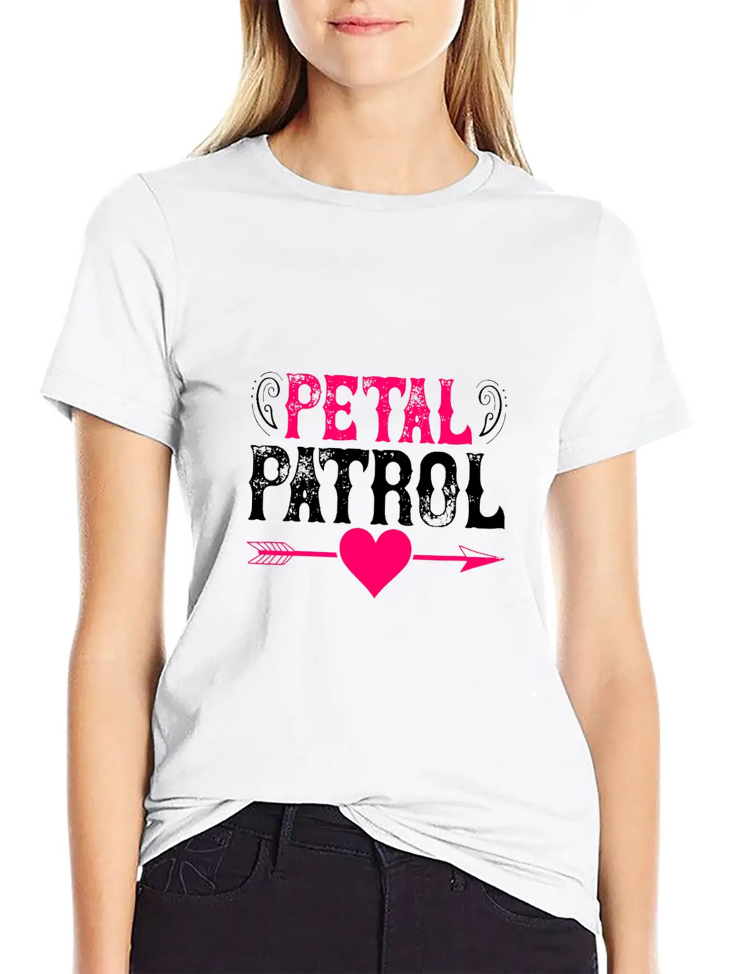 Petal Patrol Basic Graphic T-Shirt – Daily Comfort In Soft Cotton