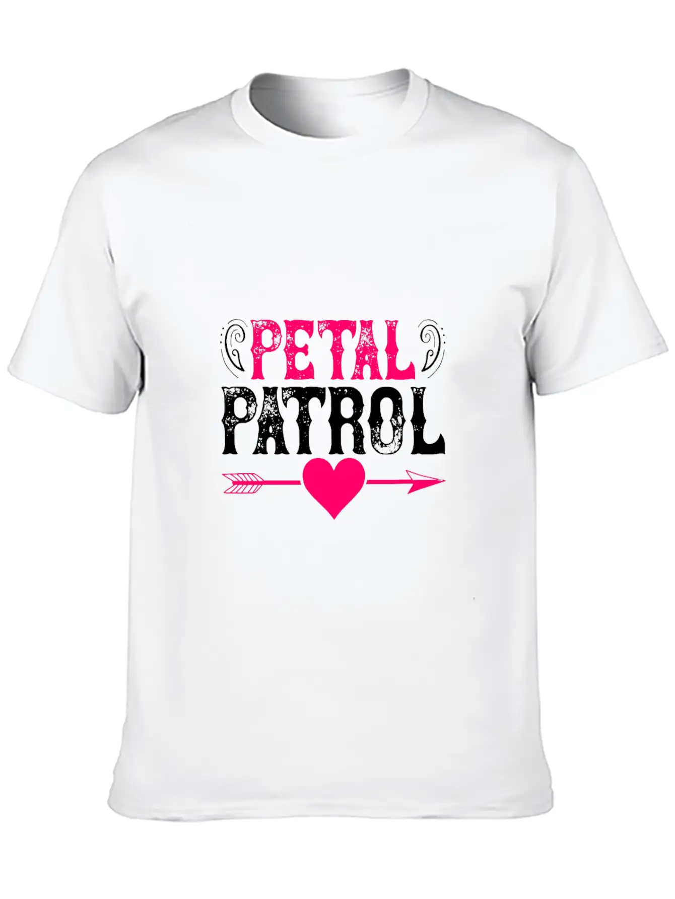 Petal Patrol Basic Graphic T-Shirt – Daily Comfort In Soft Cotton