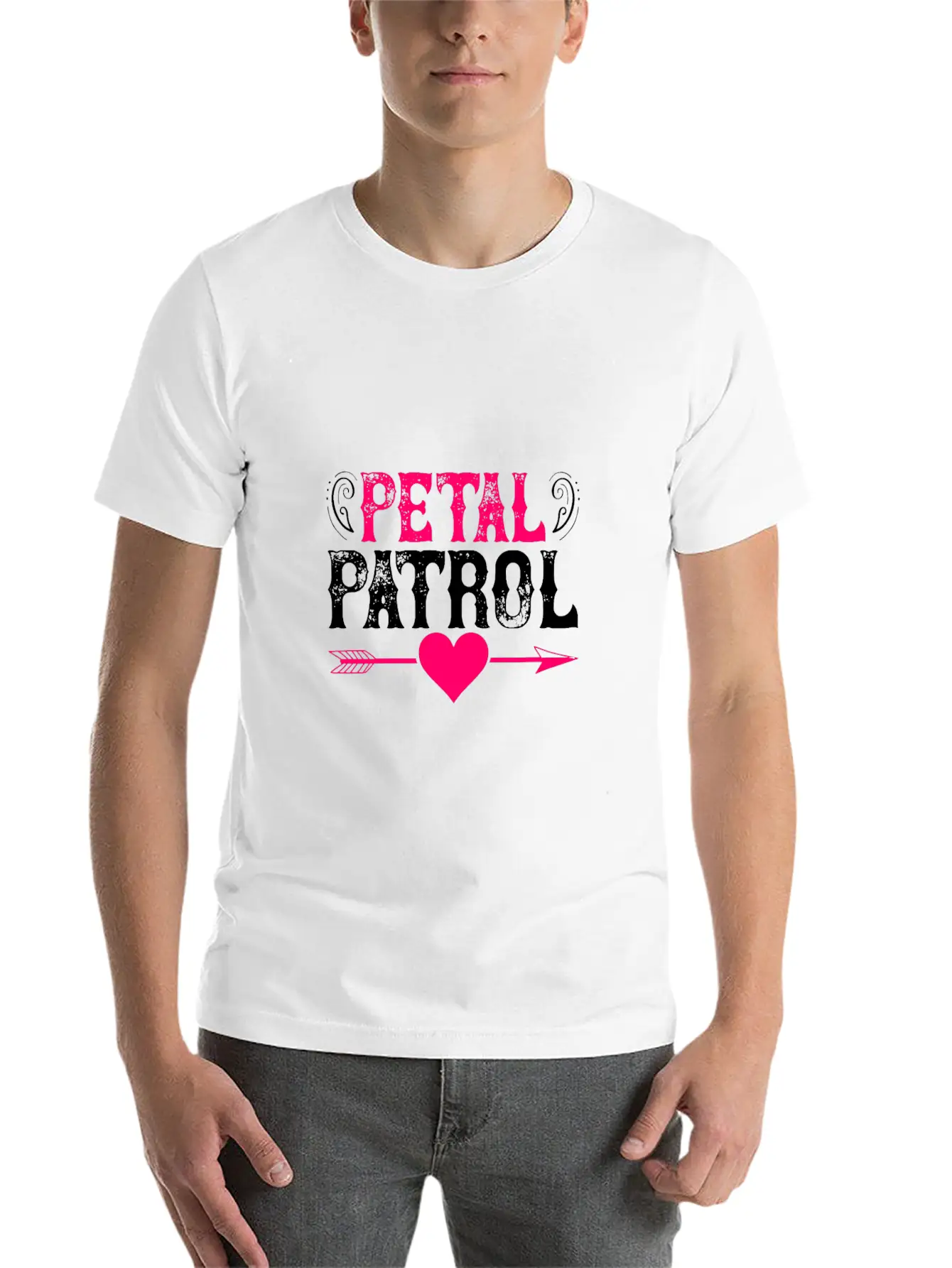 Petal Patrol Basic Graphic T-Shirt – Daily Comfort In Soft Cotton