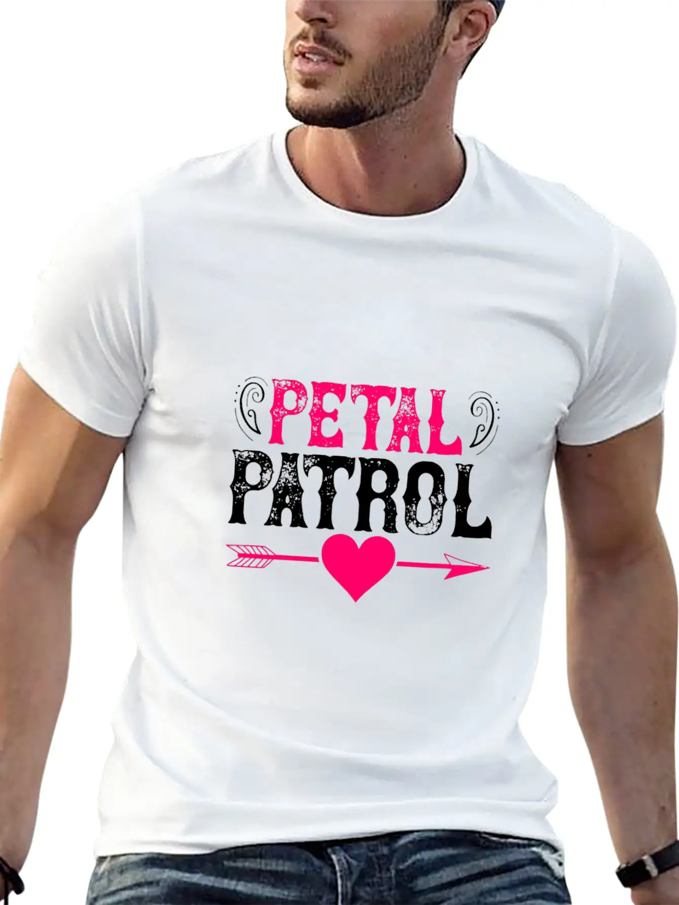 Petal Patrol Basic Graphic T-Shirt – Daily Comfort In Soft Cotton