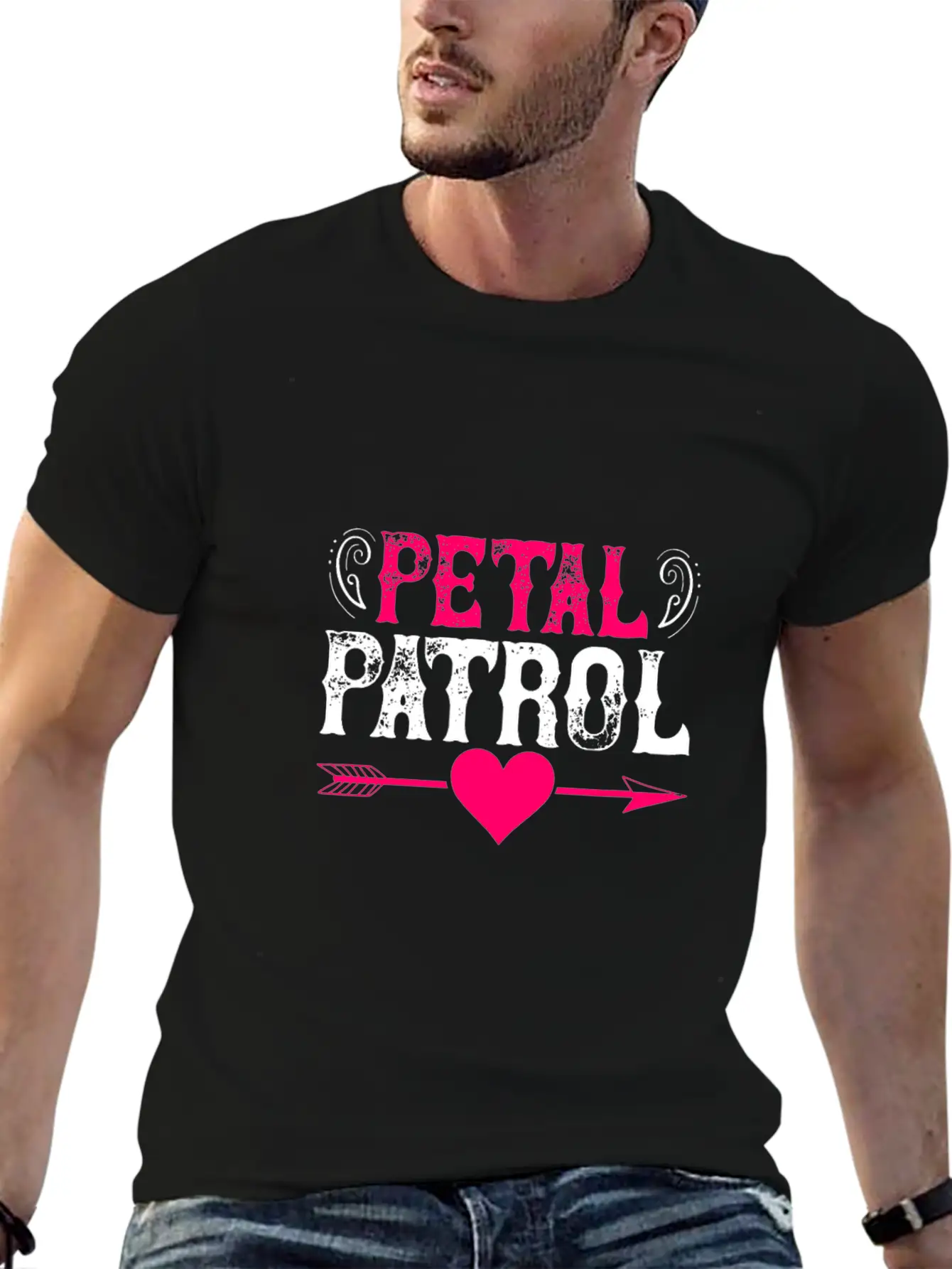 Petal Patrol Basic Graphic T-Shirt – Daily Comfort In Soft Cotton