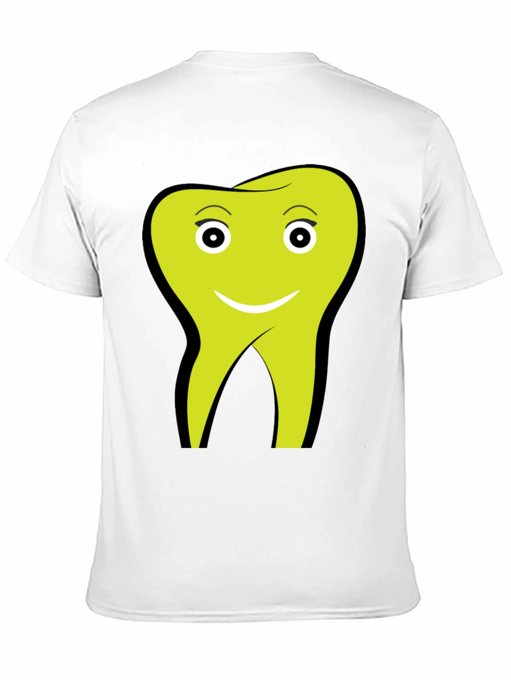 Funny Tooth Graphic Tee - Black Cotton Comfort