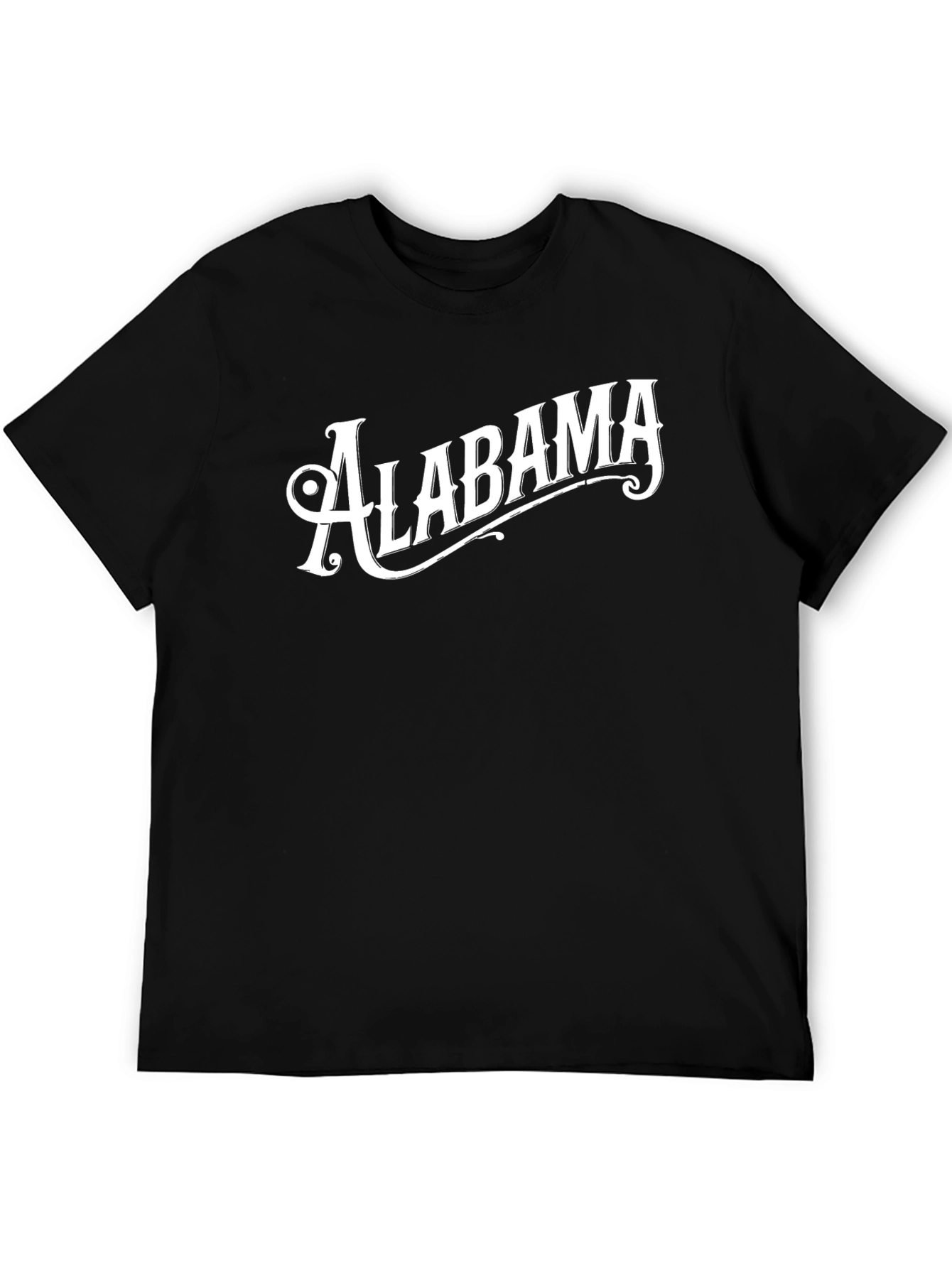 Alabama Graphic Tee - Vintage Style Black T-Shirt