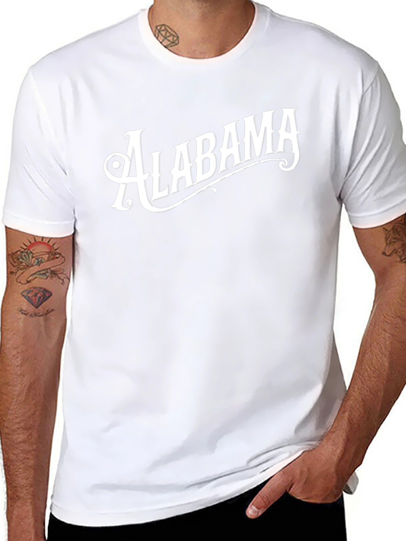 Alabama Graphic Tee - Vintage Style Black T-Shirt