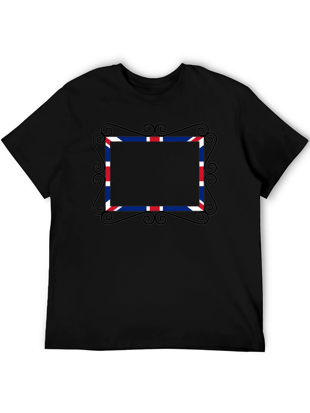 Union Jack Frame Black Tee