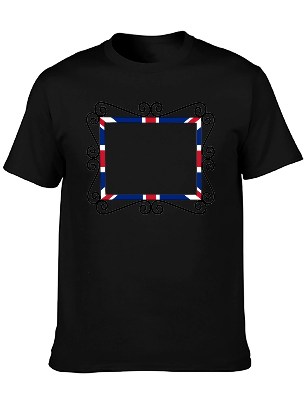 Union Jack Frame Black Tee