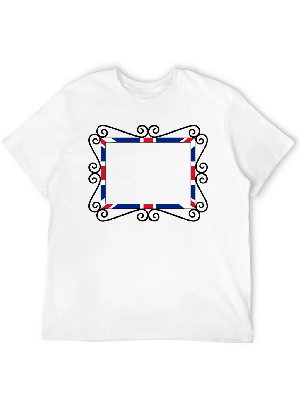 Union Jack Frame Black Tee