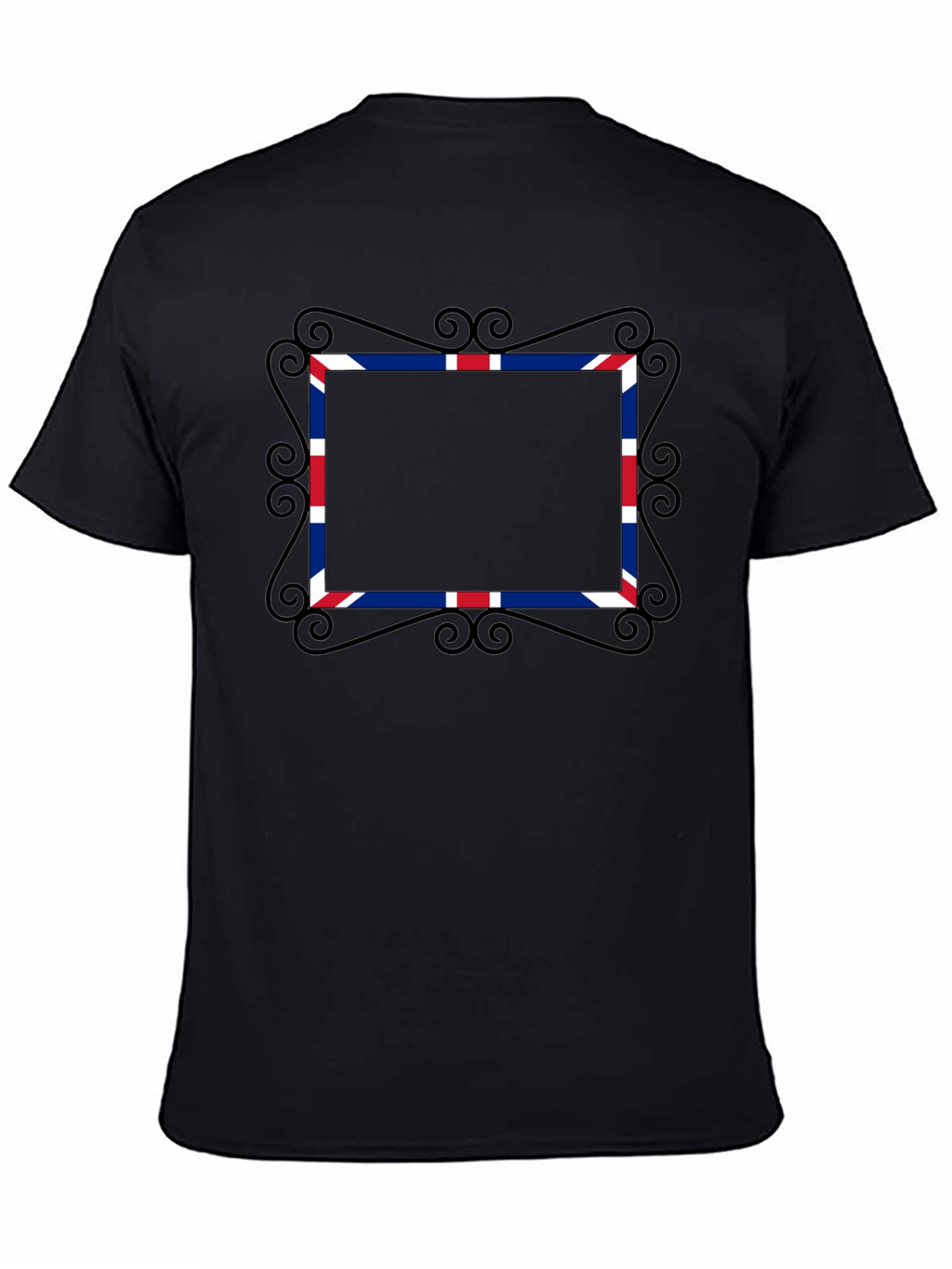 Union Jack Frame Black Tee