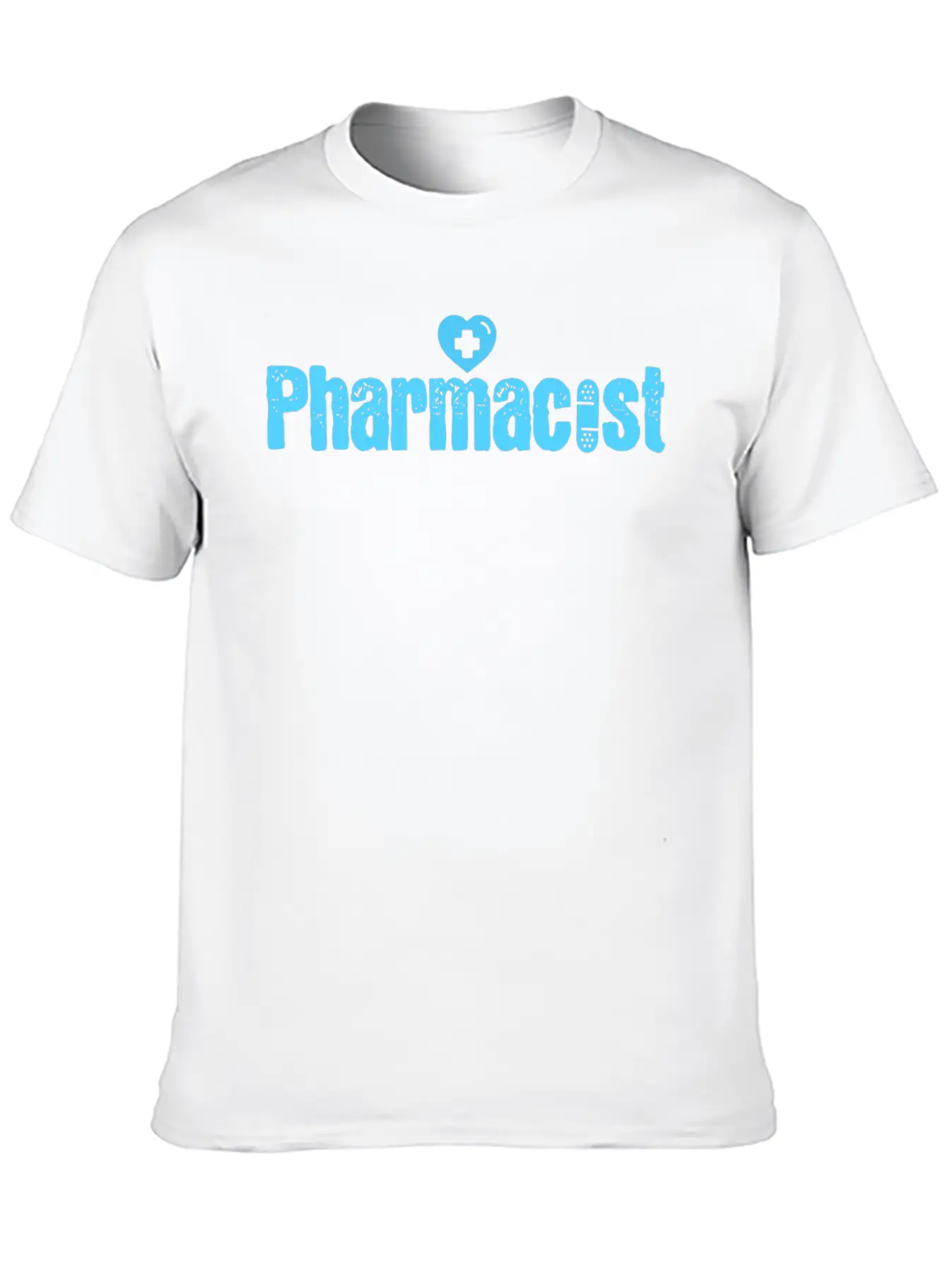 Pharmacist Heart Druggist Band Aid Chemist Relaxed Everyday Tee – Lightweight And Durable Cotton