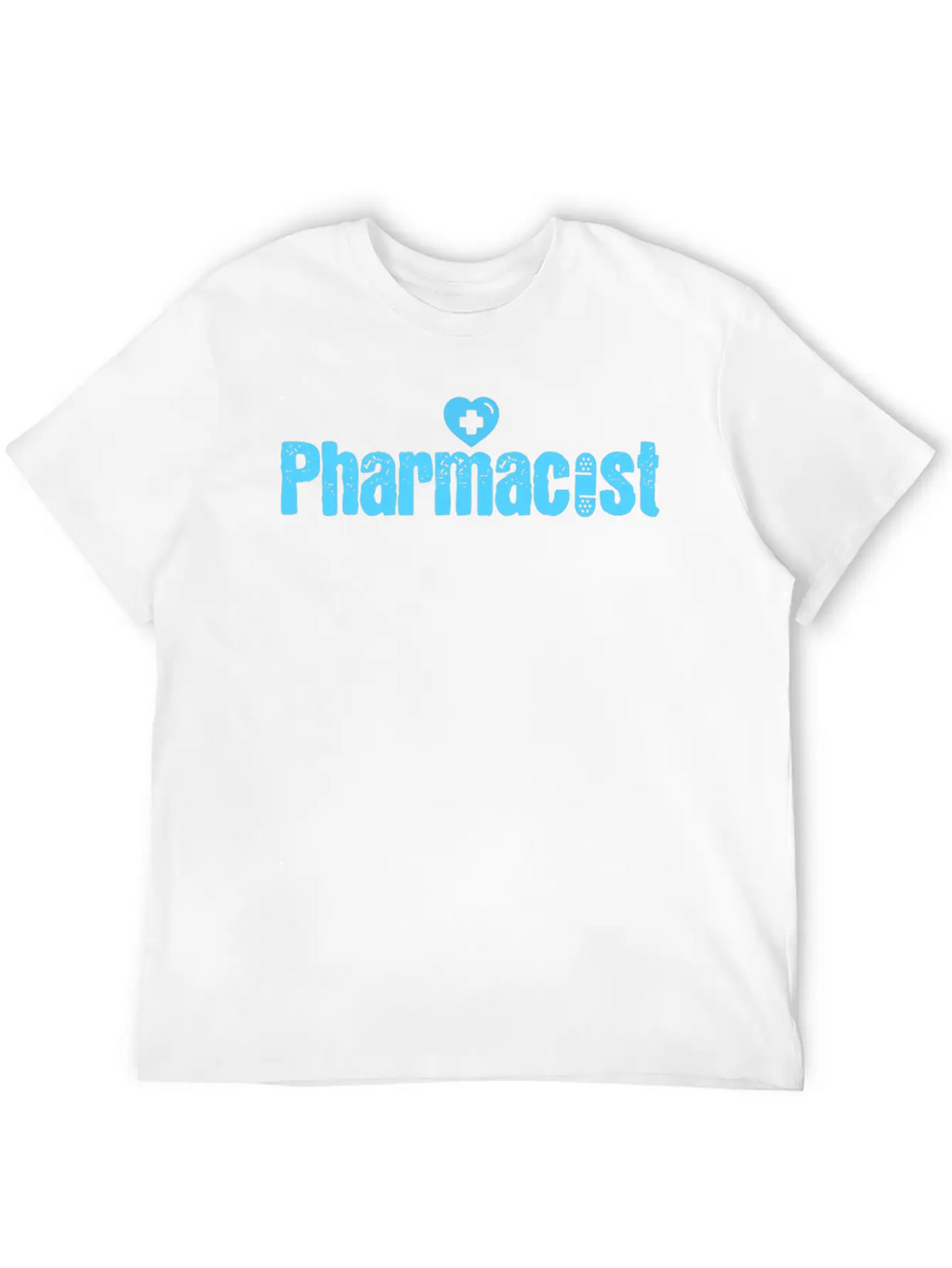 Pharmacist Heart Druggist Band Aid Chemist Relaxed Everyday Tee – Lightweight And Durable Cotton