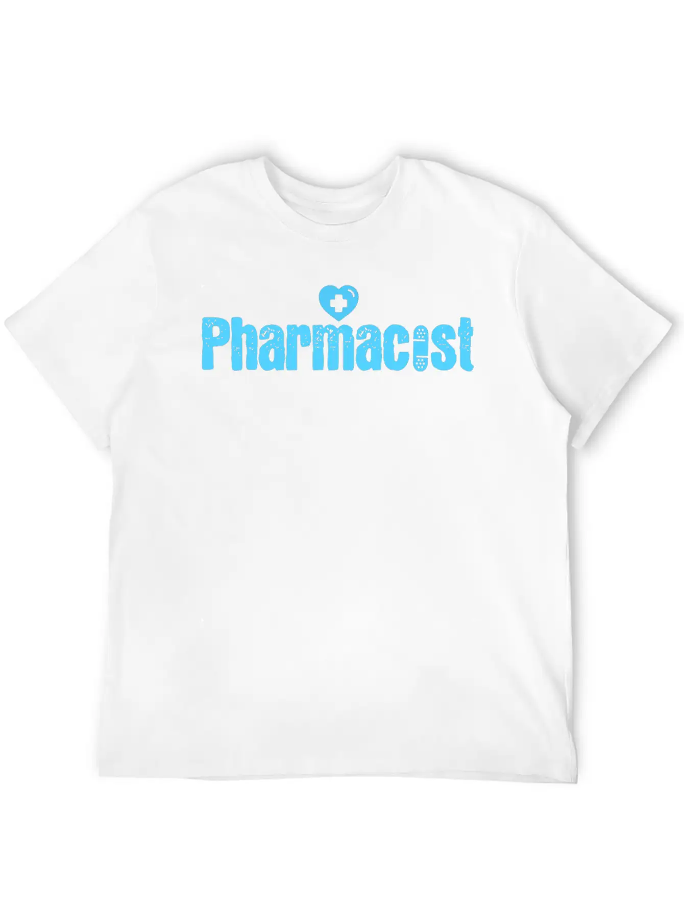 Pharmacist Heart Druggist Band Aid Chemist Relaxed Everyday Tee – Lightweight And Durable Cotton
