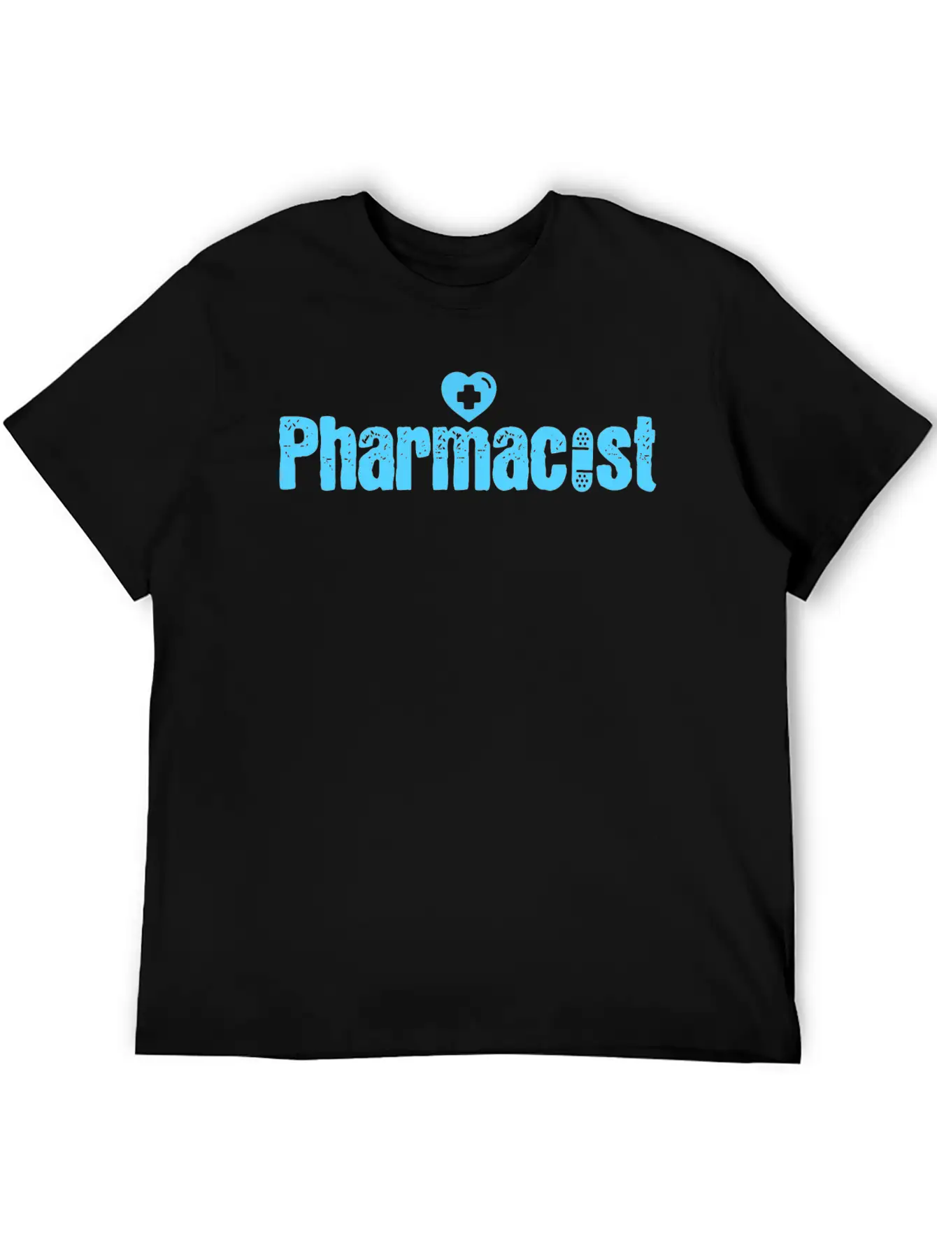 Pharmacist Heart Druggist Band Aid Chemist Relaxed Everyday Tee – Lightweight And Durable Cotton