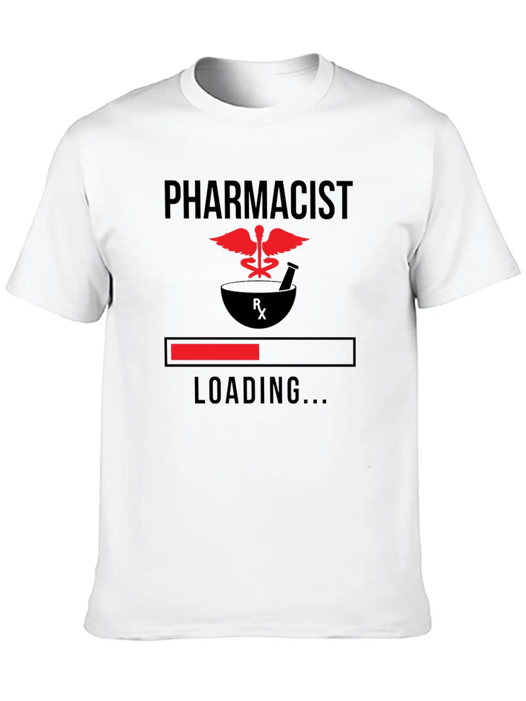 Pharmacist Loading Pharmacy Apothecary Job Breathable Soft Cotton T-Shirt – Timeless Casual Look