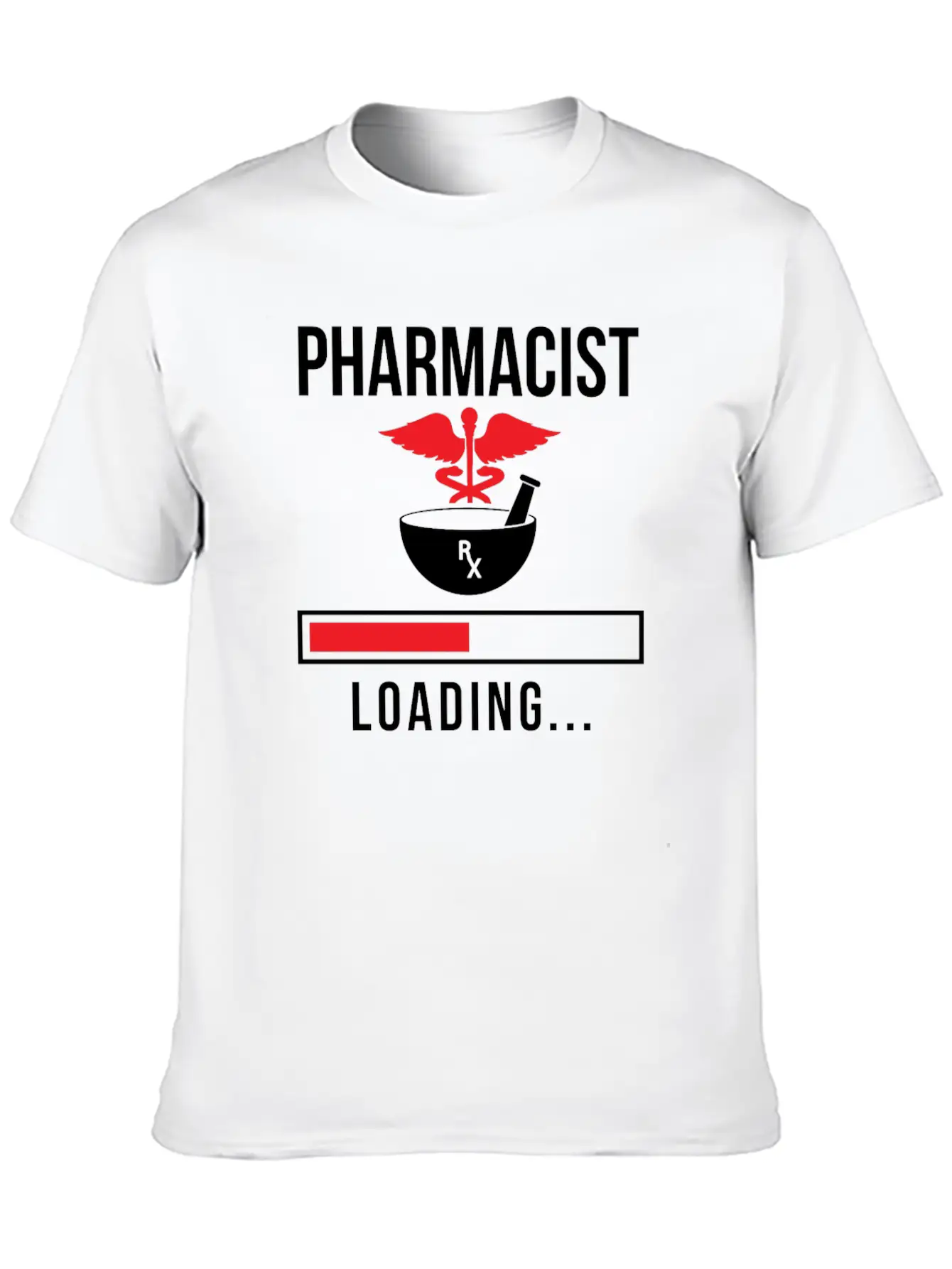 Pharmacist Loading Pharmacy Apothecary Job Breathable Soft Cotton T-Shirt – Timeless Casual Look