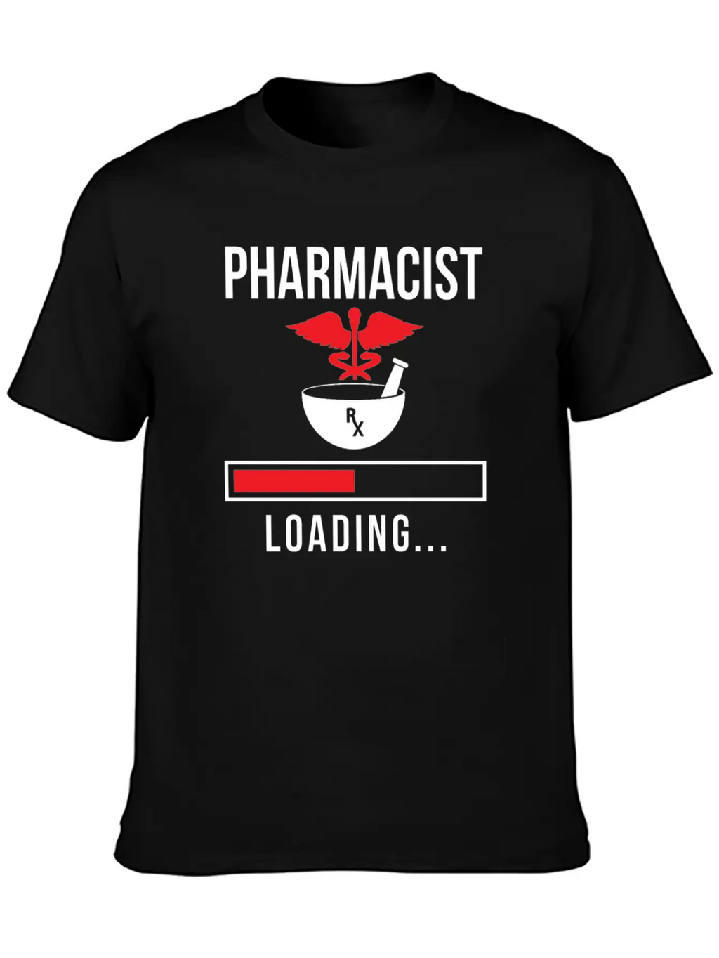 Pharmacist Loading Pharmacy Apothecary Job Breathable Soft Cotton T-Shirt – Timeless Casual Look