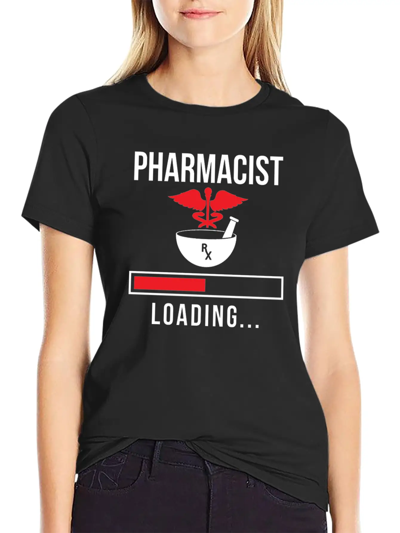 Pharmacist Loading Pharmacy Apothecary Job Breathable Soft Cotton T-Shirt – Timeless Casual Look