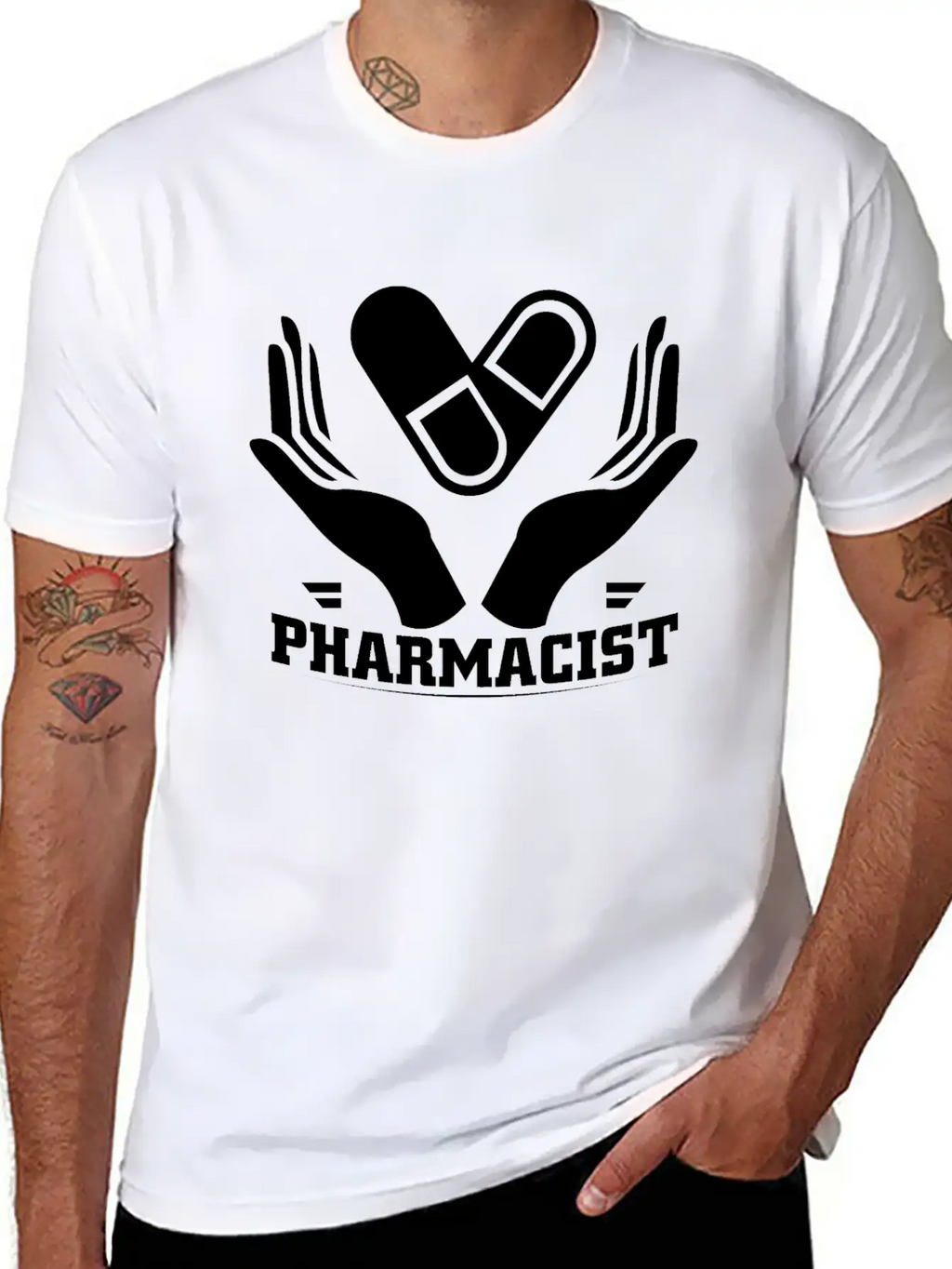 Pharmacist | Pharmacy Pharmaceutical Medicine Essential Cotton Tee For Daily Outfits – Unisex Style