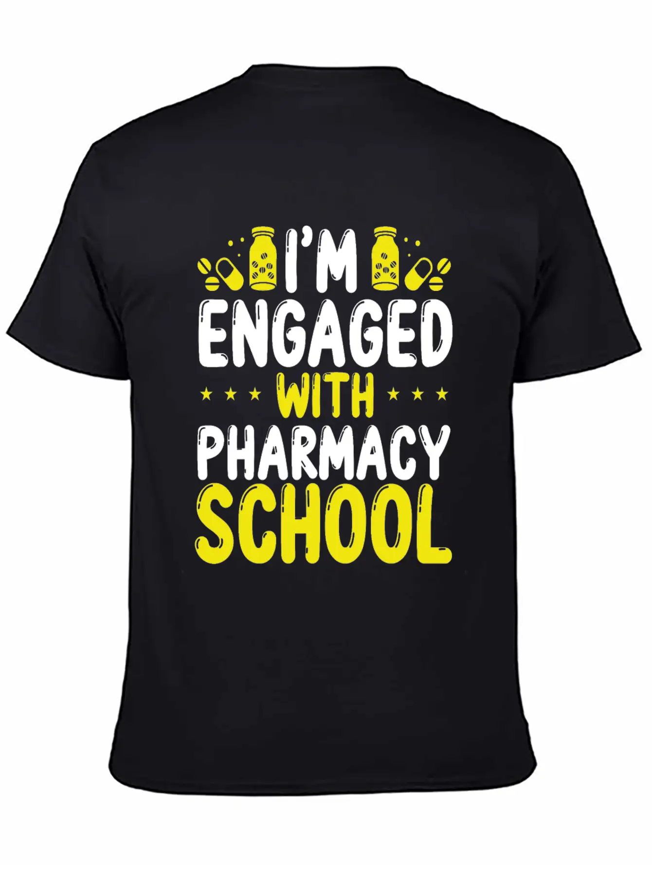 Pharmacy School Survival Pharmacy Student Graduate Stylish Everyday T-Shirt – Unisex Basic Cotton Tee