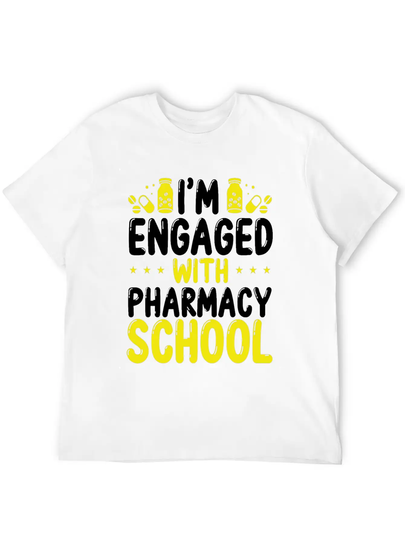 Pharmacy School Survival Pharmacy Student Graduate Stylish Everyday T-Shirt – Unisex Basic Cotton Tee