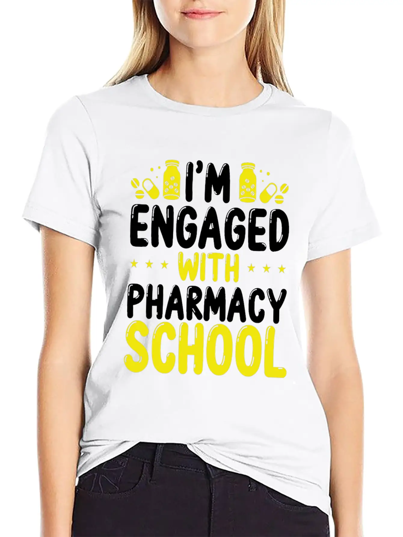 Pharmacy School Survival Pharmacy Student Graduate Stylish Everyday T-Shirt – Unisex Basic Cotton Tee