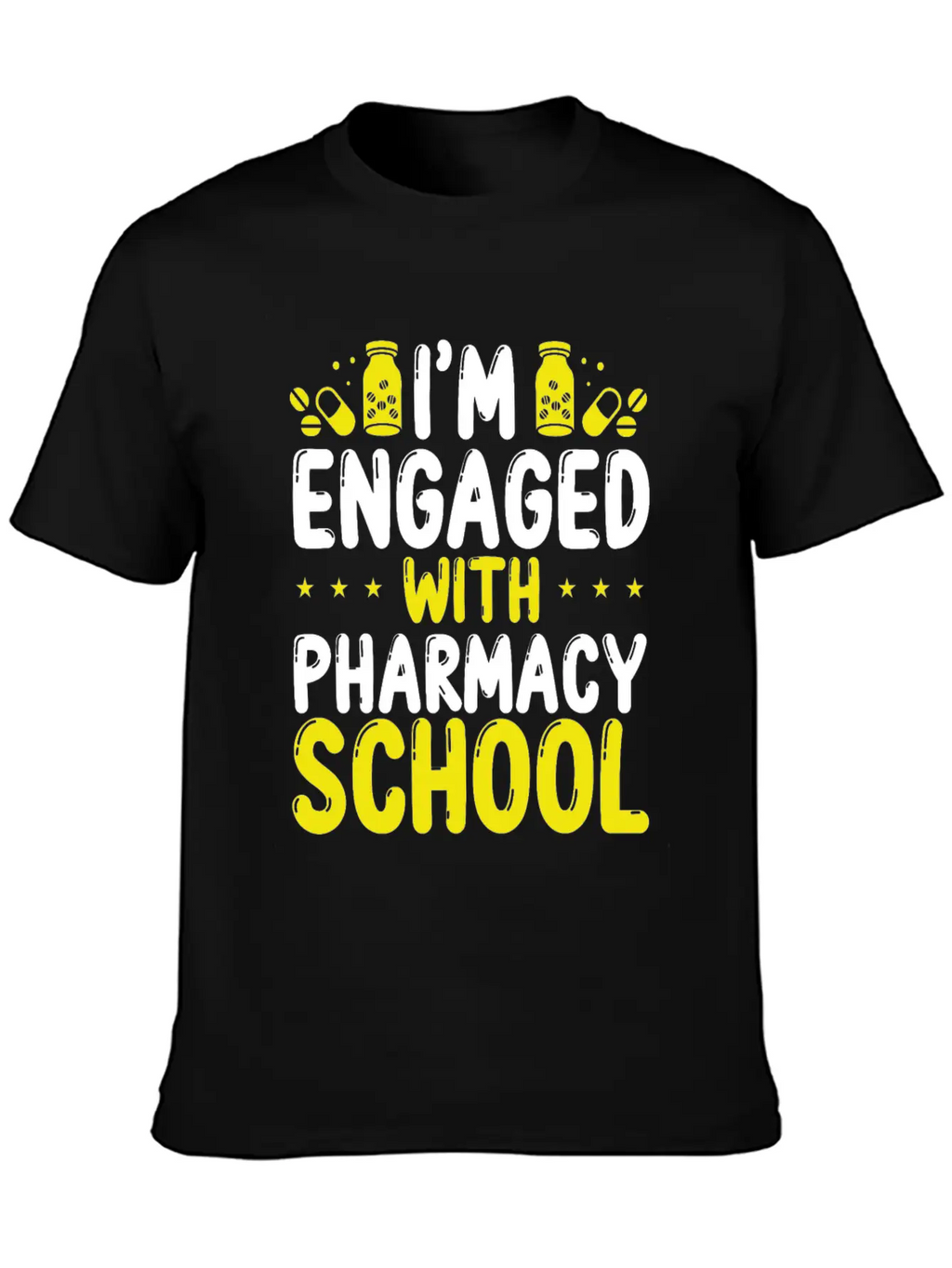 Pharmacy School Survival Pharmacy Student Graduate Stylish Everyday T-Shirt – Unisex Basic Cotton Tee