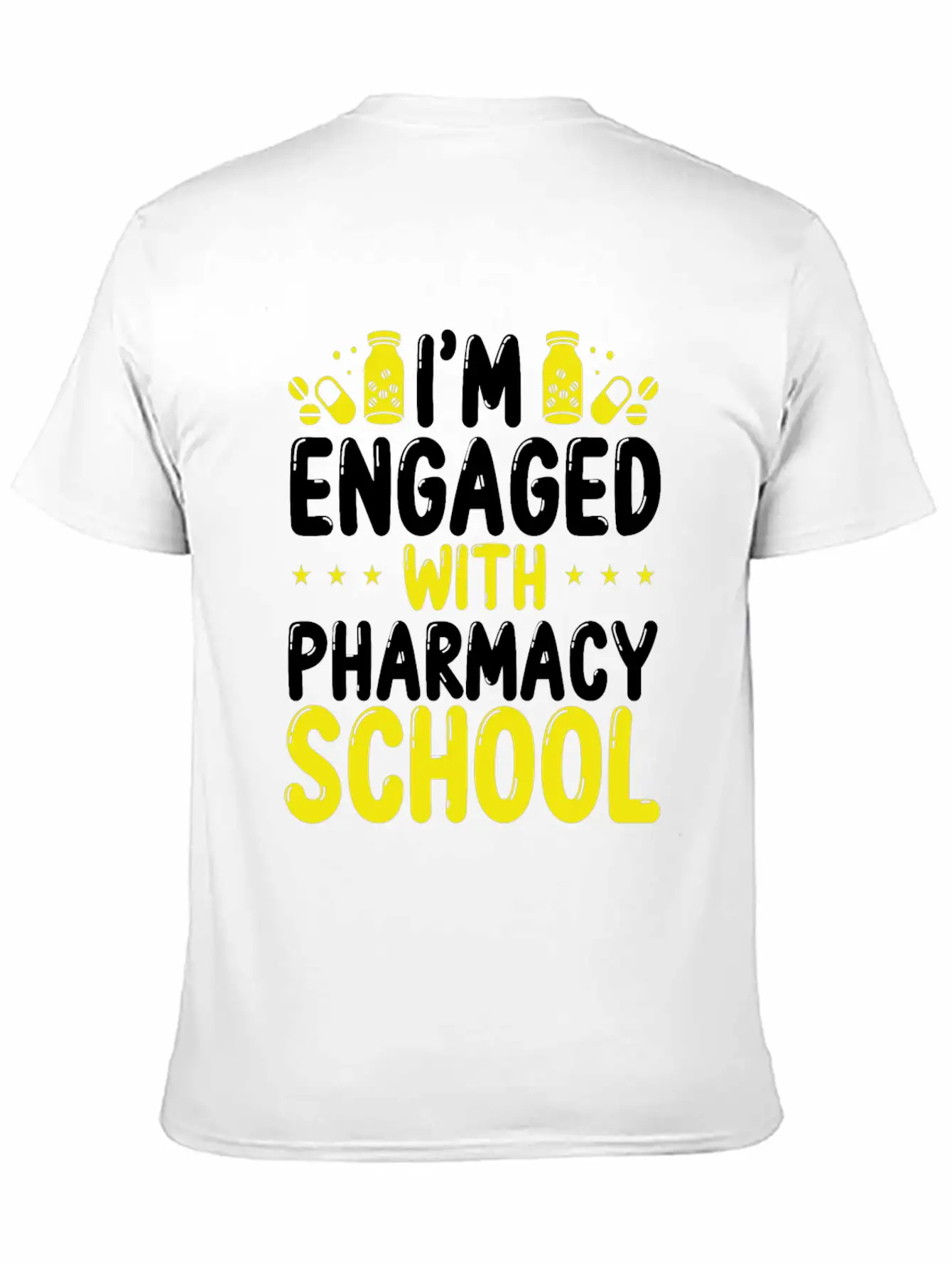 Pharmacy School Survival Pharmacy Student Graduate Stylish Everyday T-Shirt – Unisex Basic Cotton Tee
