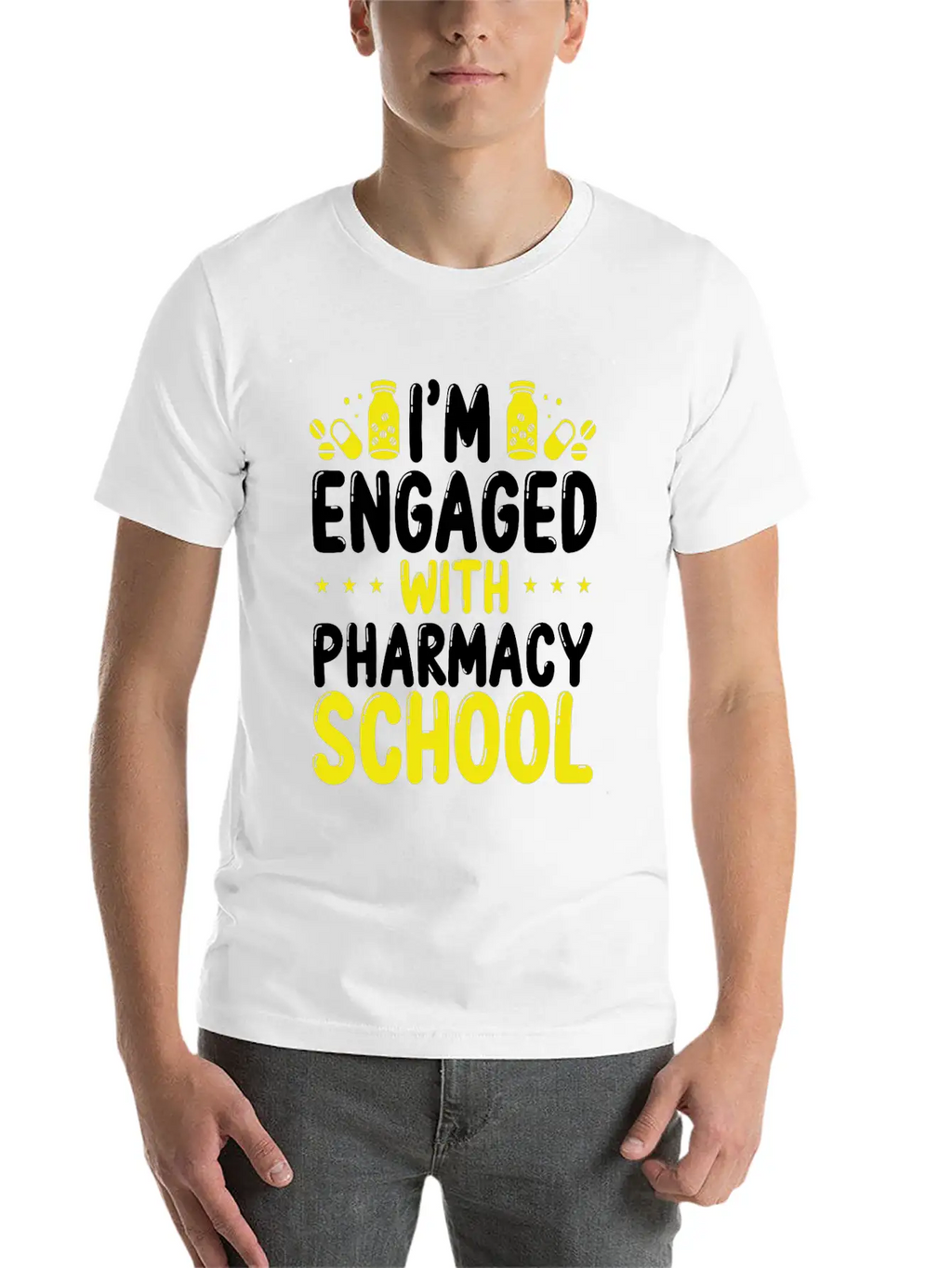 Pharmacy School Survival Pharmacy Student Graduate Stylish Everyday T-Shirt – Unisex Basic Cotton Tee