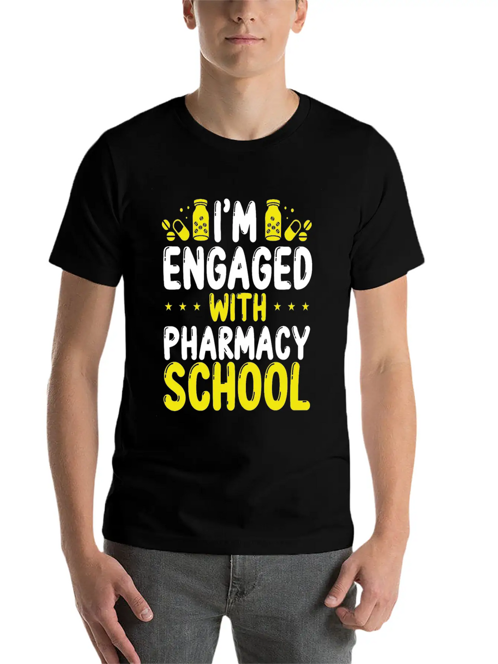 Pharmacy School Survival Pharmacy Student Graduate Stylish Everyday T-Shirt – Unisex Basic Cotton Tee