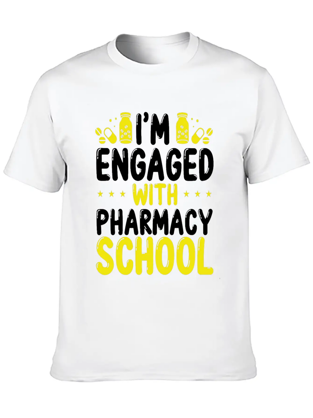 Pharmacy School Survival Pharmacy Student Graduate Stylish Everyday T-Shirt – Unisex Basic Cotton Tee