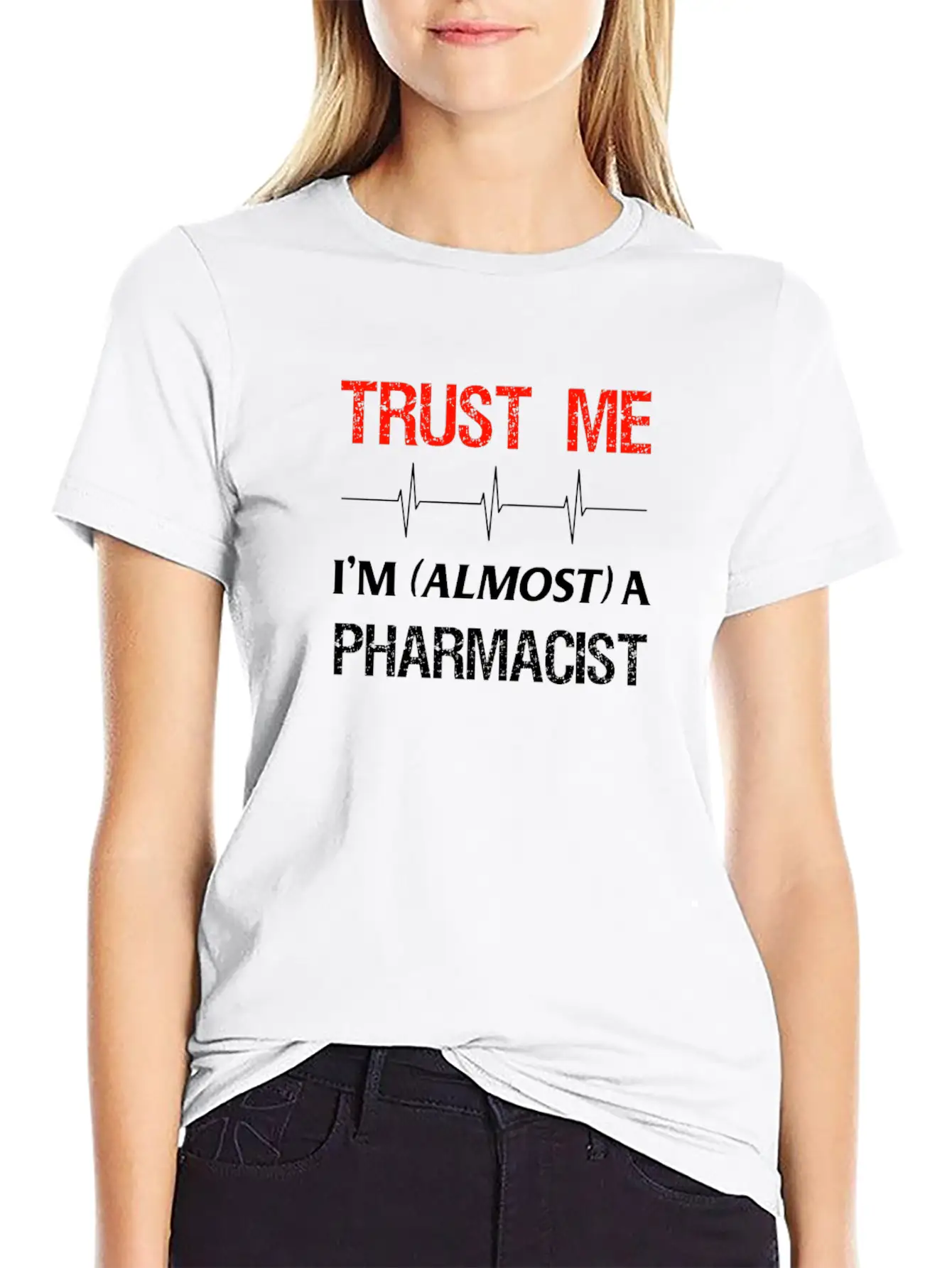Pharmacy Student Almost Trust Pharmacist School Essential Cotton Tee For Daily Outfits – Unisex Style