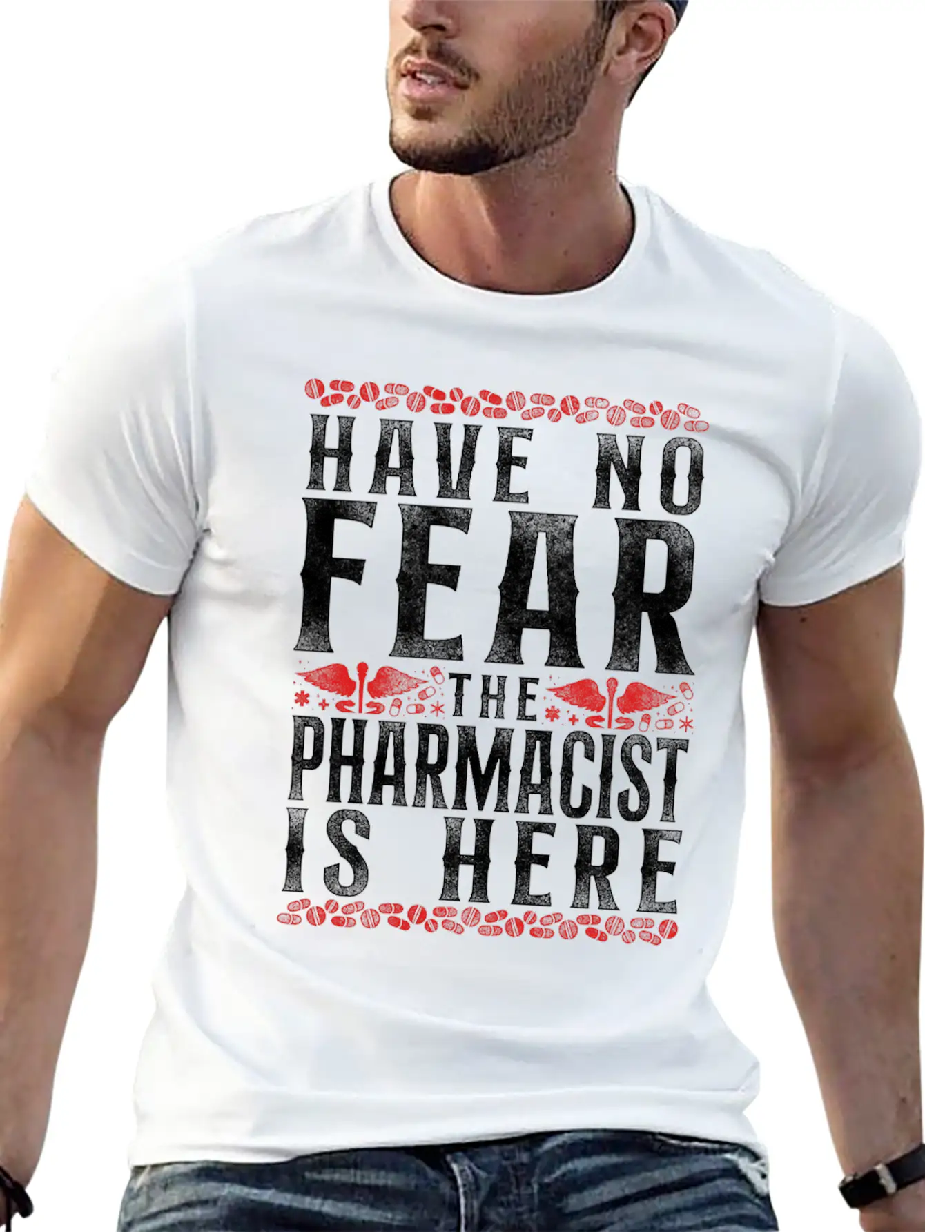 Pharmacy Tech Technician Stylish Everyday T-Shirt – Unisex Basic Cotton Tee