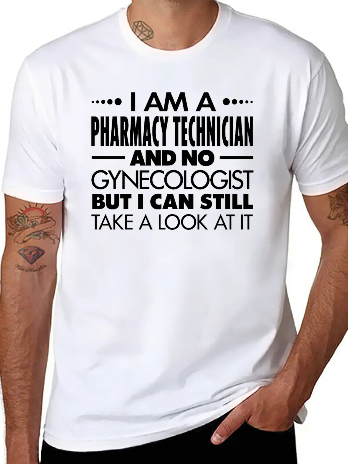 PHARMACY TECHNICIAN - GYNECOLOGIST Breathable Graphic T-Shirt – Perfect For Casual Days