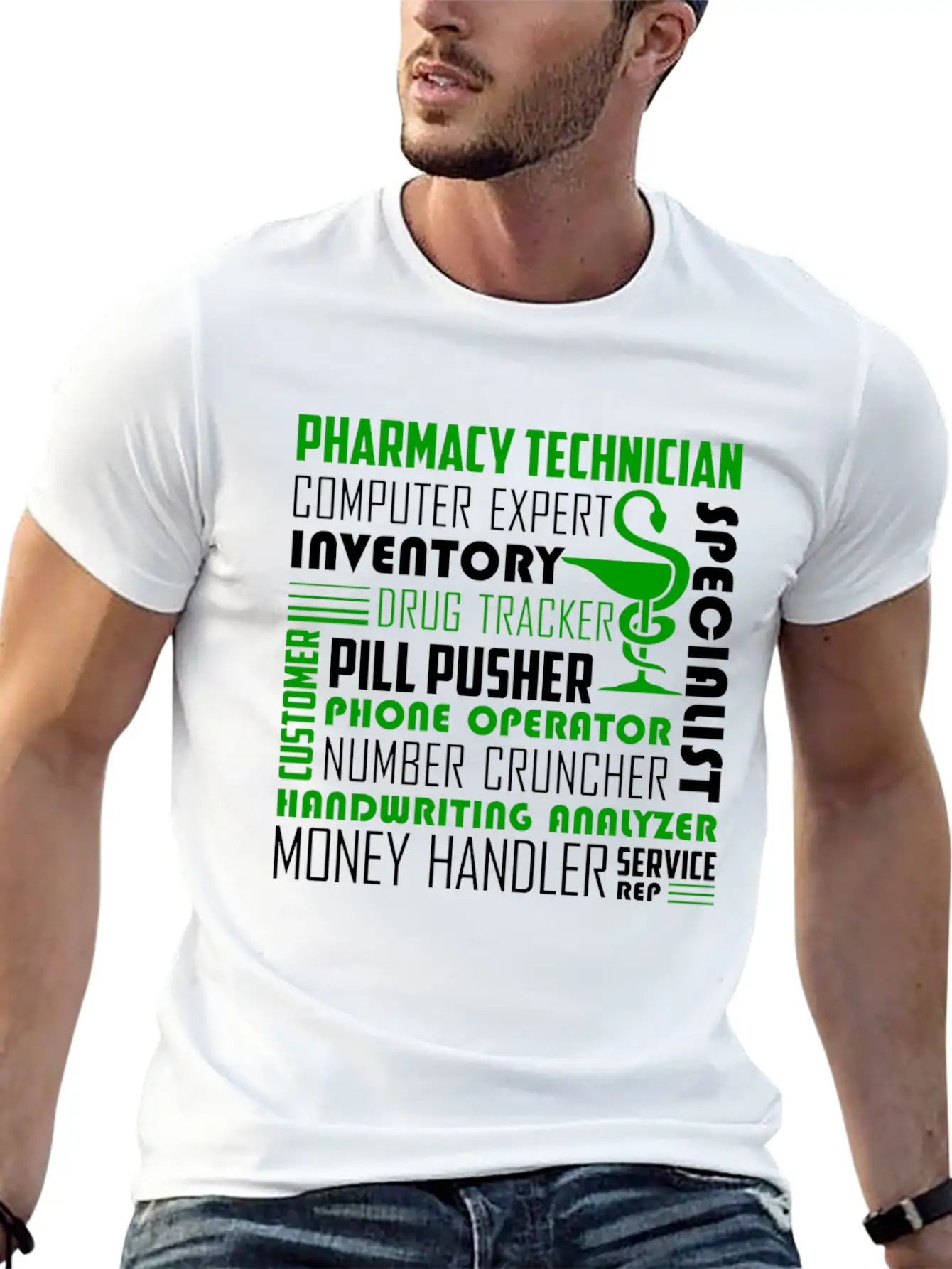 PHARMACY TECHNICIAN SHIRT Relaxed Everyday Tee – Lightweight And Durable Cotton