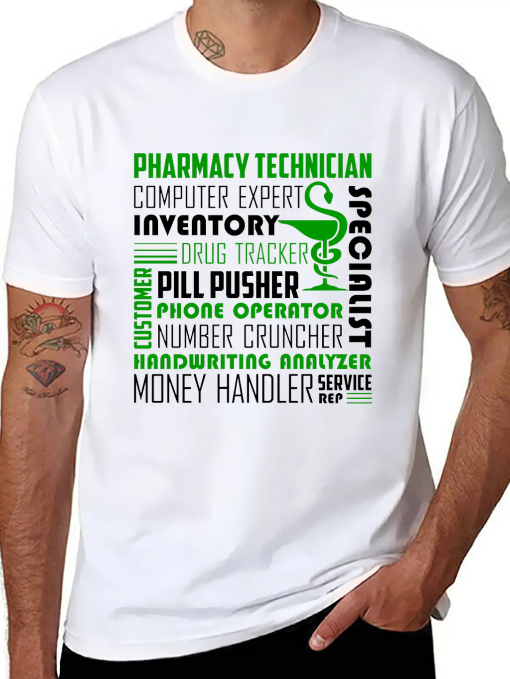 PHARMACY TECHNICIAN SHIRT Relaxed Everyday Tee – Lightweight And Durable Cotton